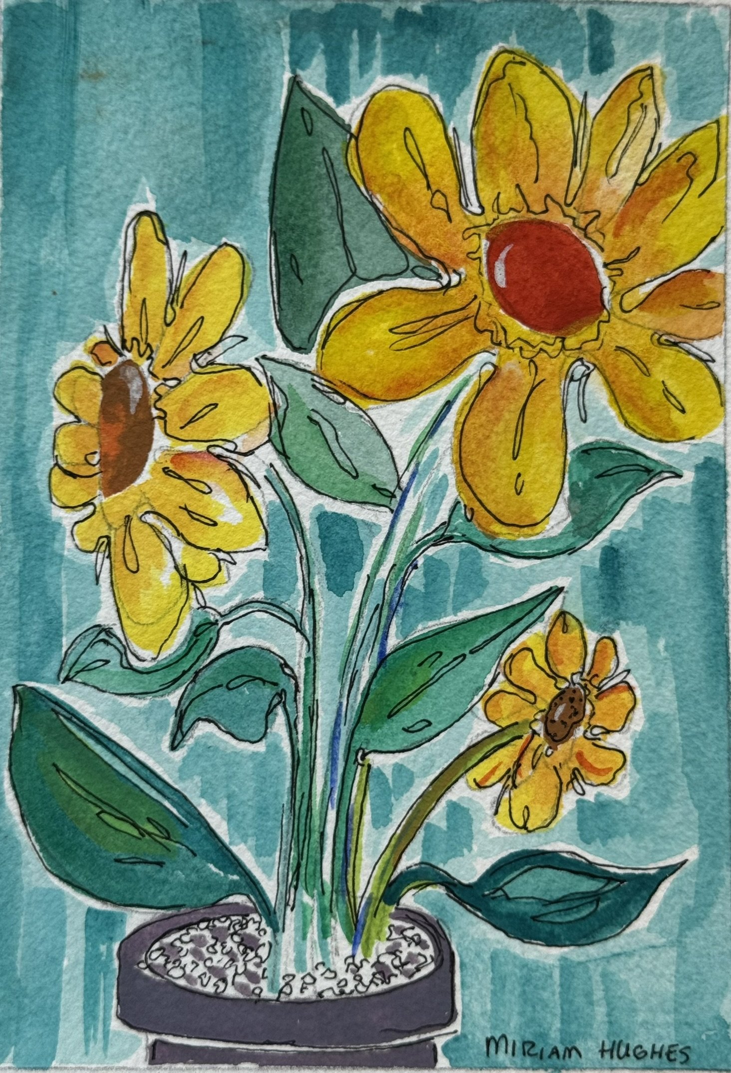 Sunflowers Miriam Hughes.JPEG