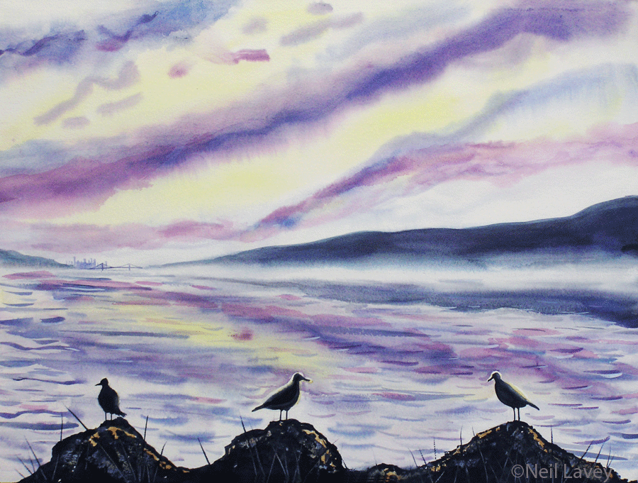 Sunset with Spectators