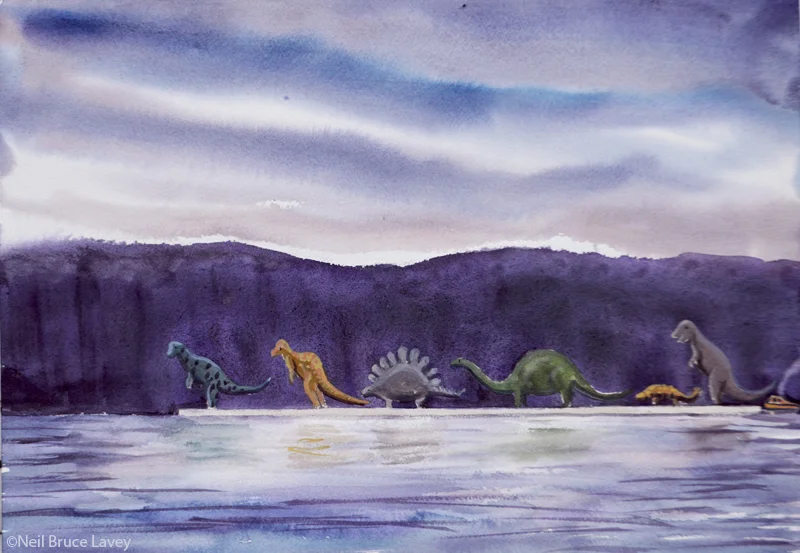 "Sentimental Journey" 20 x 30" $400. (Sold)