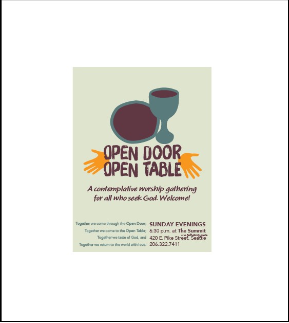 Open Door Open Table