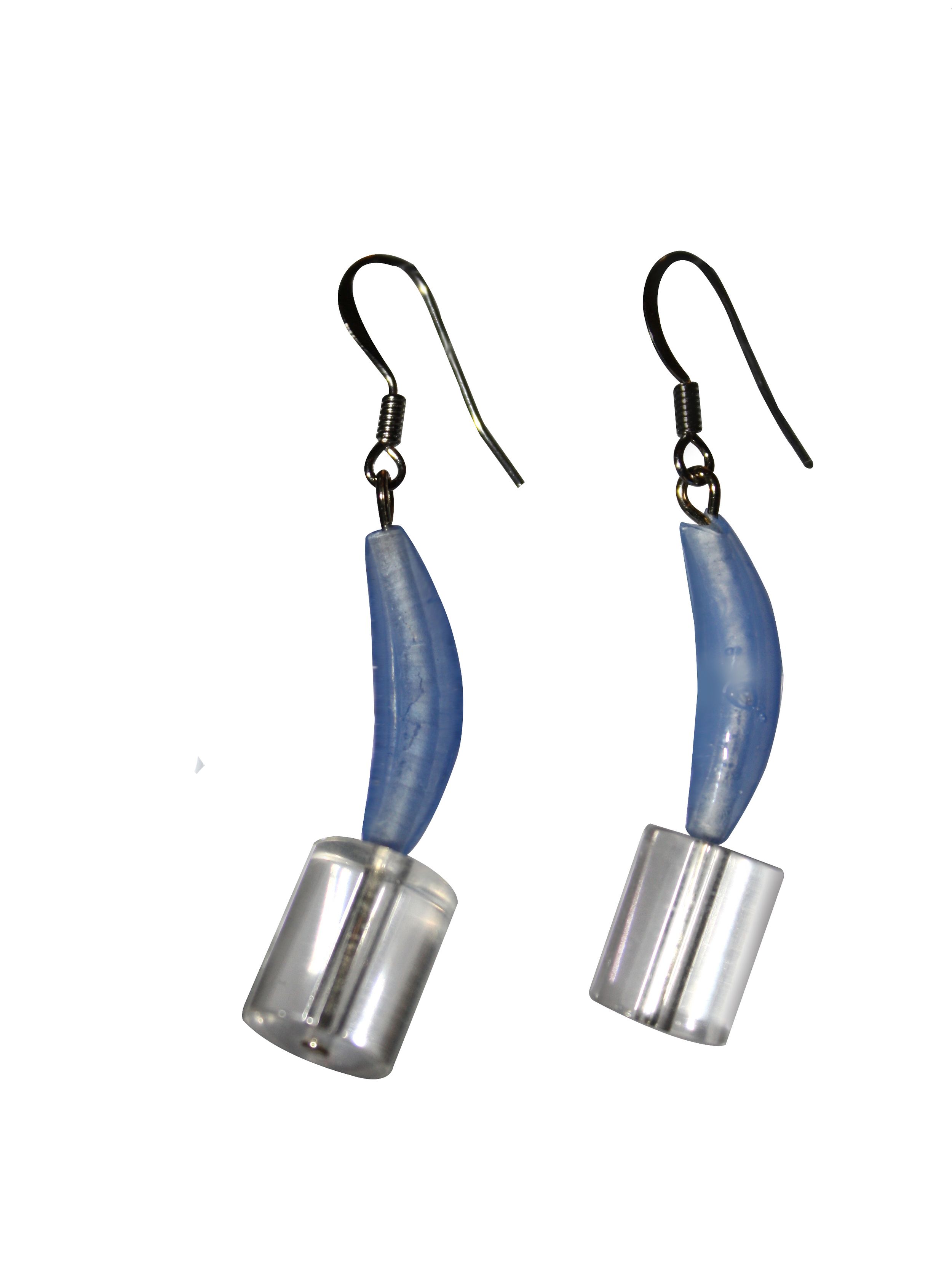 Half Moon Barrel Earrings