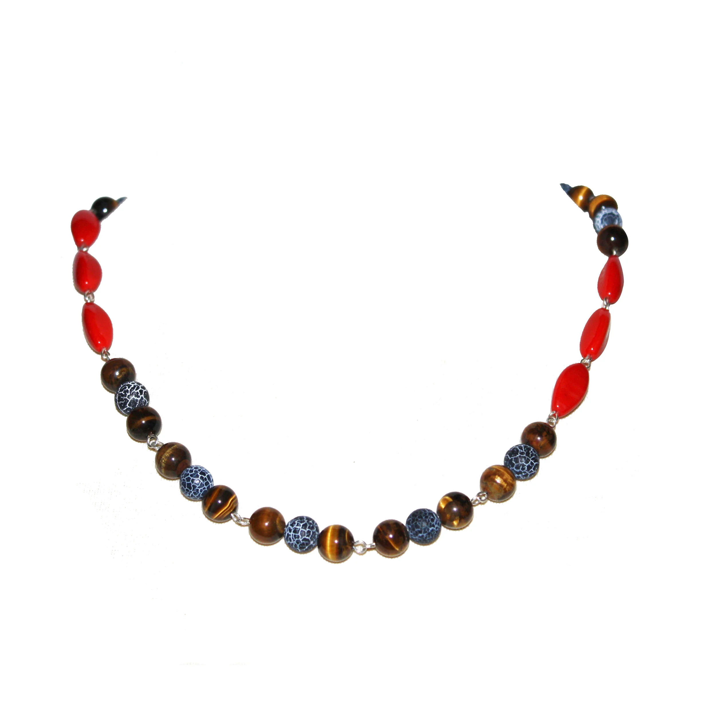 Cherry Caramel Truffle Beaded Necklace