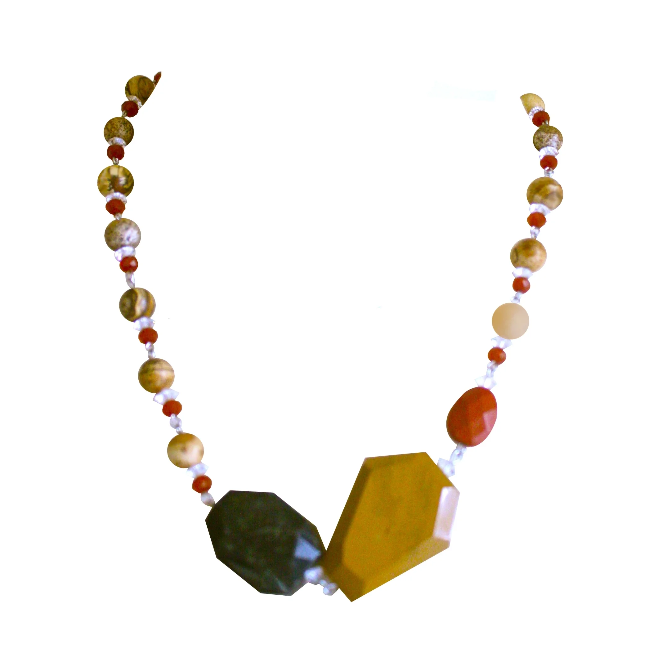 Caramel Chocolate Apple Necklace