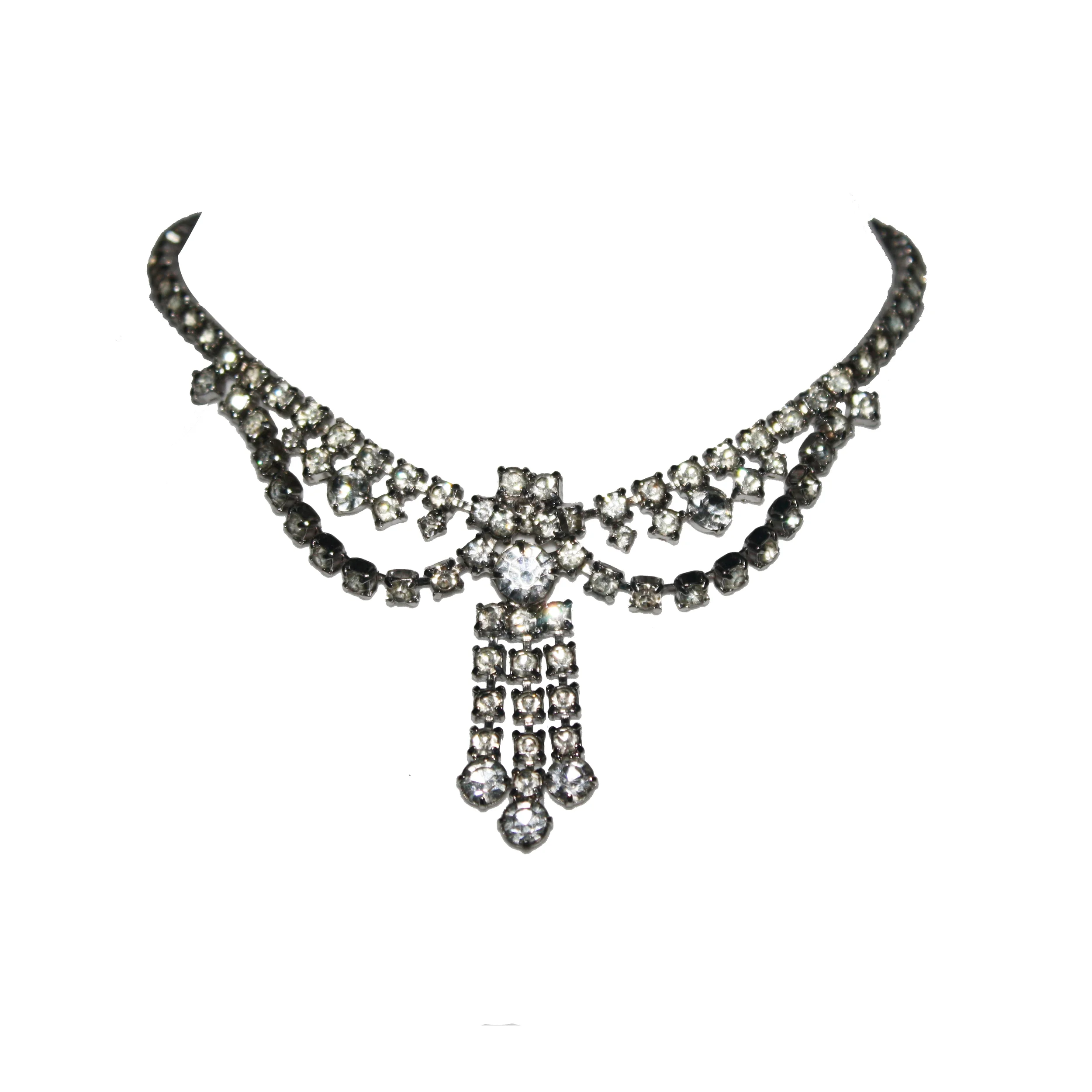 Vintage Diamante Strass Necklace