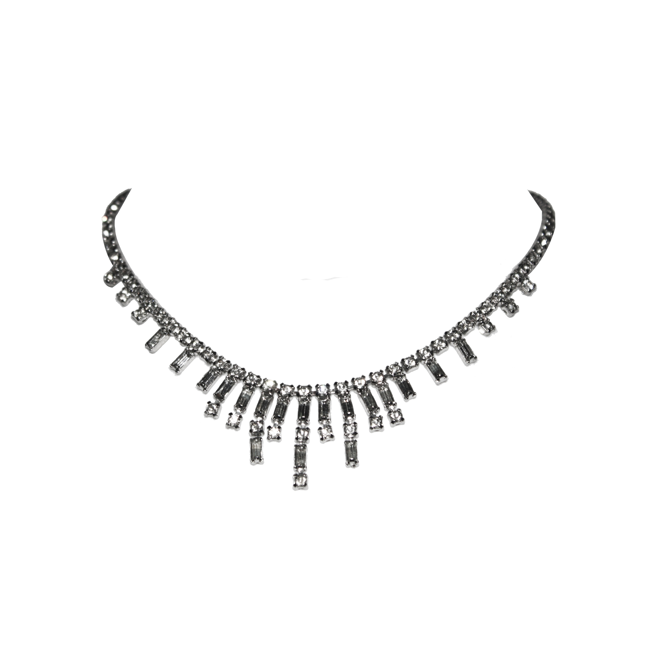 Number One Rhinestone Necklace