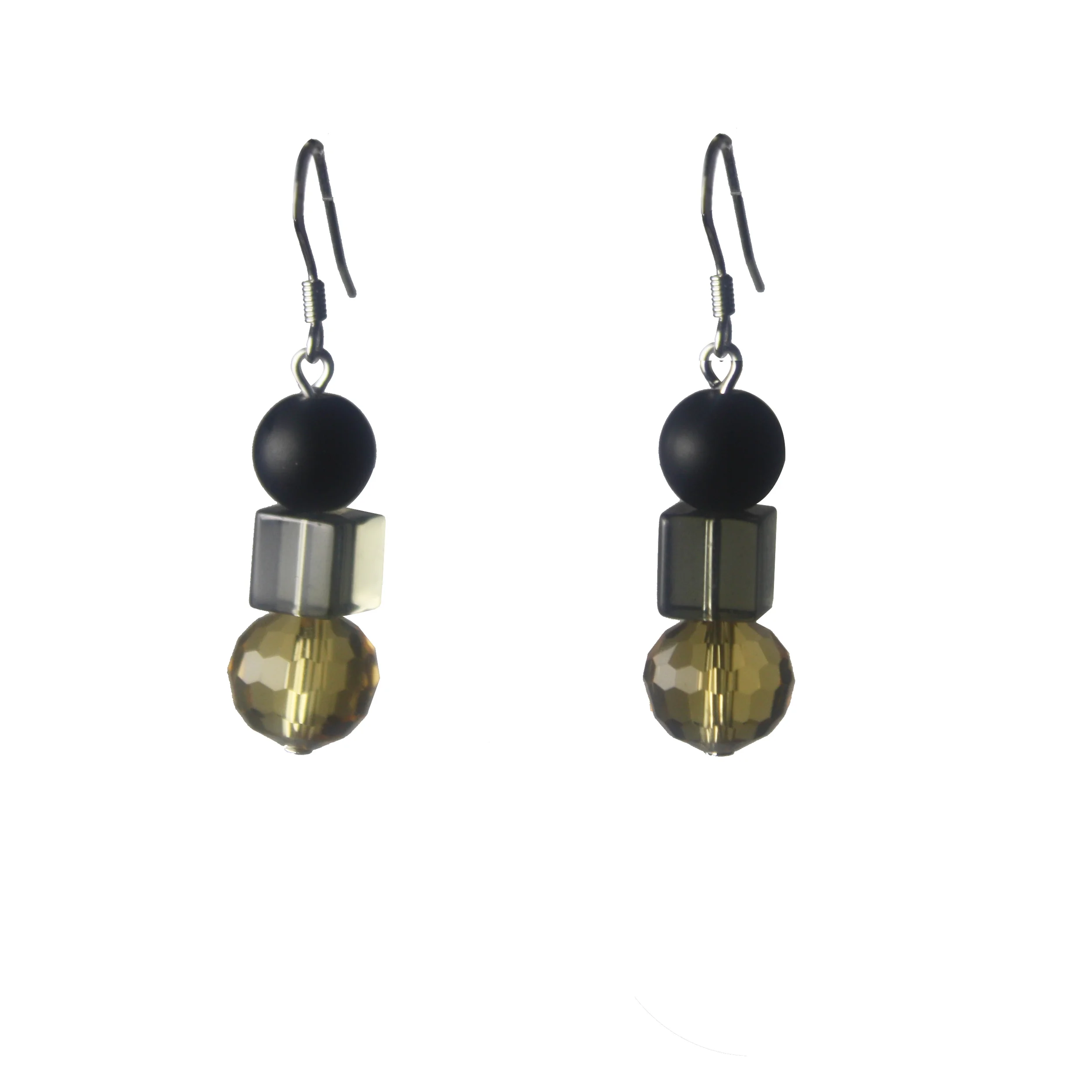 Spheres and Cubes Earrings