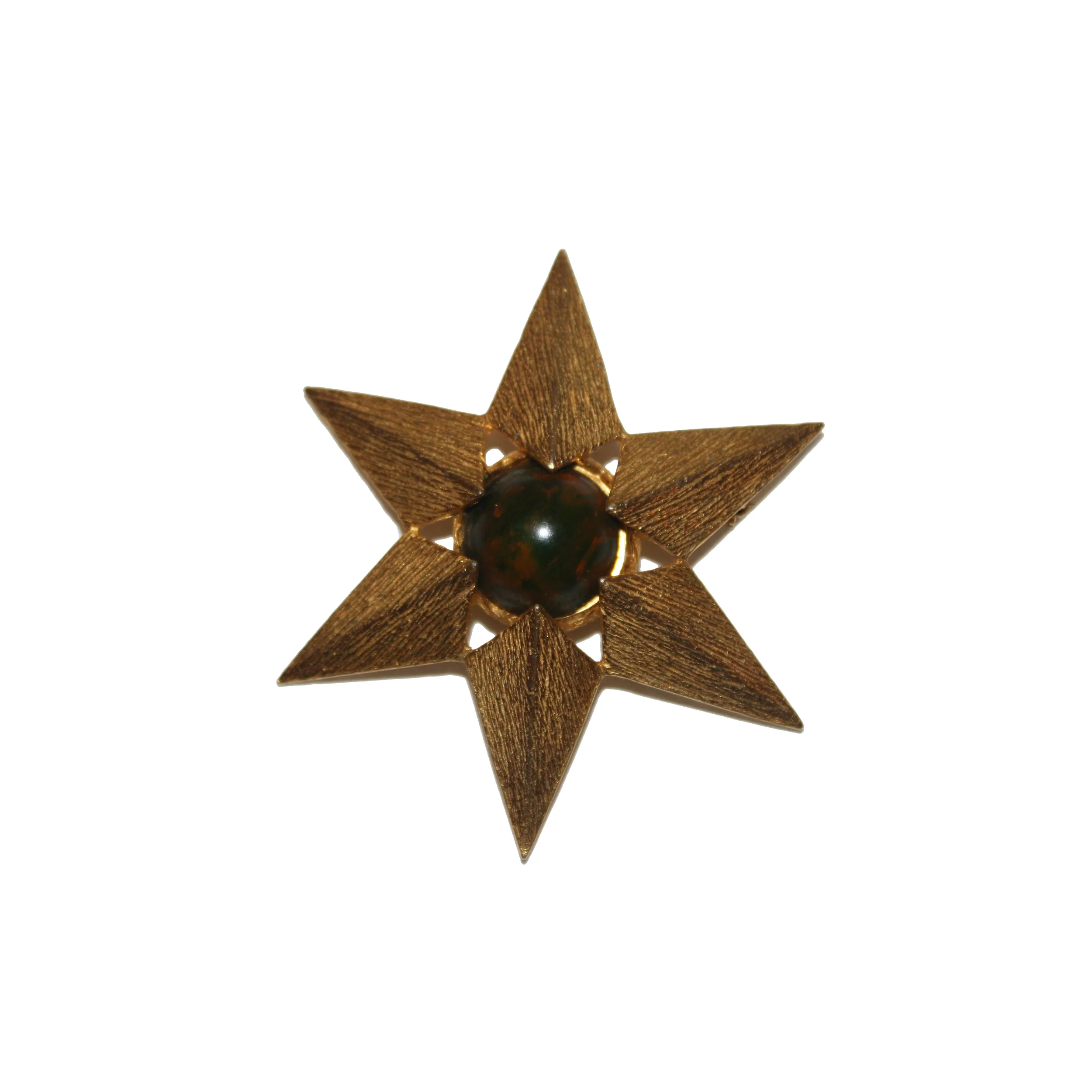 Architectural Star Thermaset Brooch