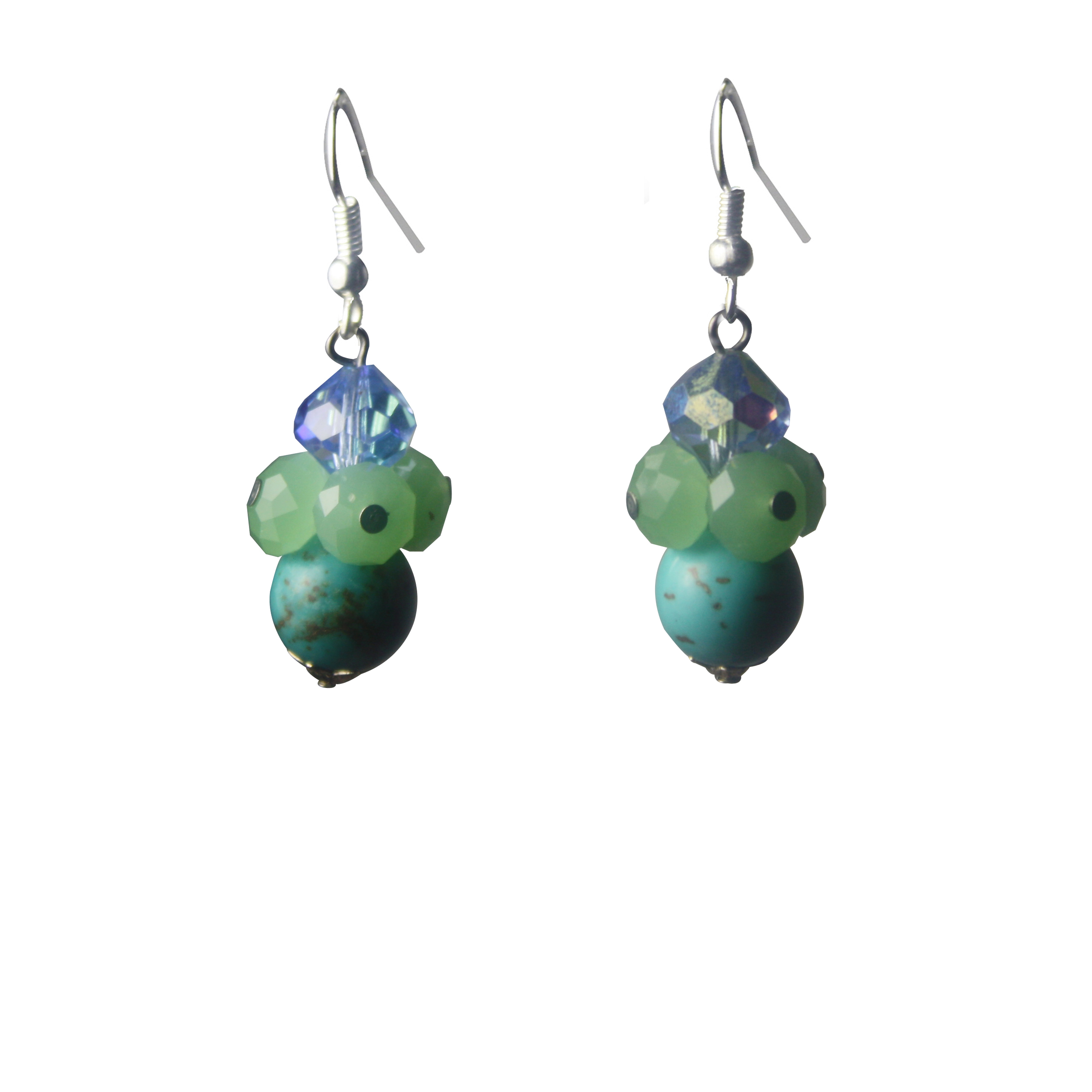Lavendar Posh Gobster Earrings