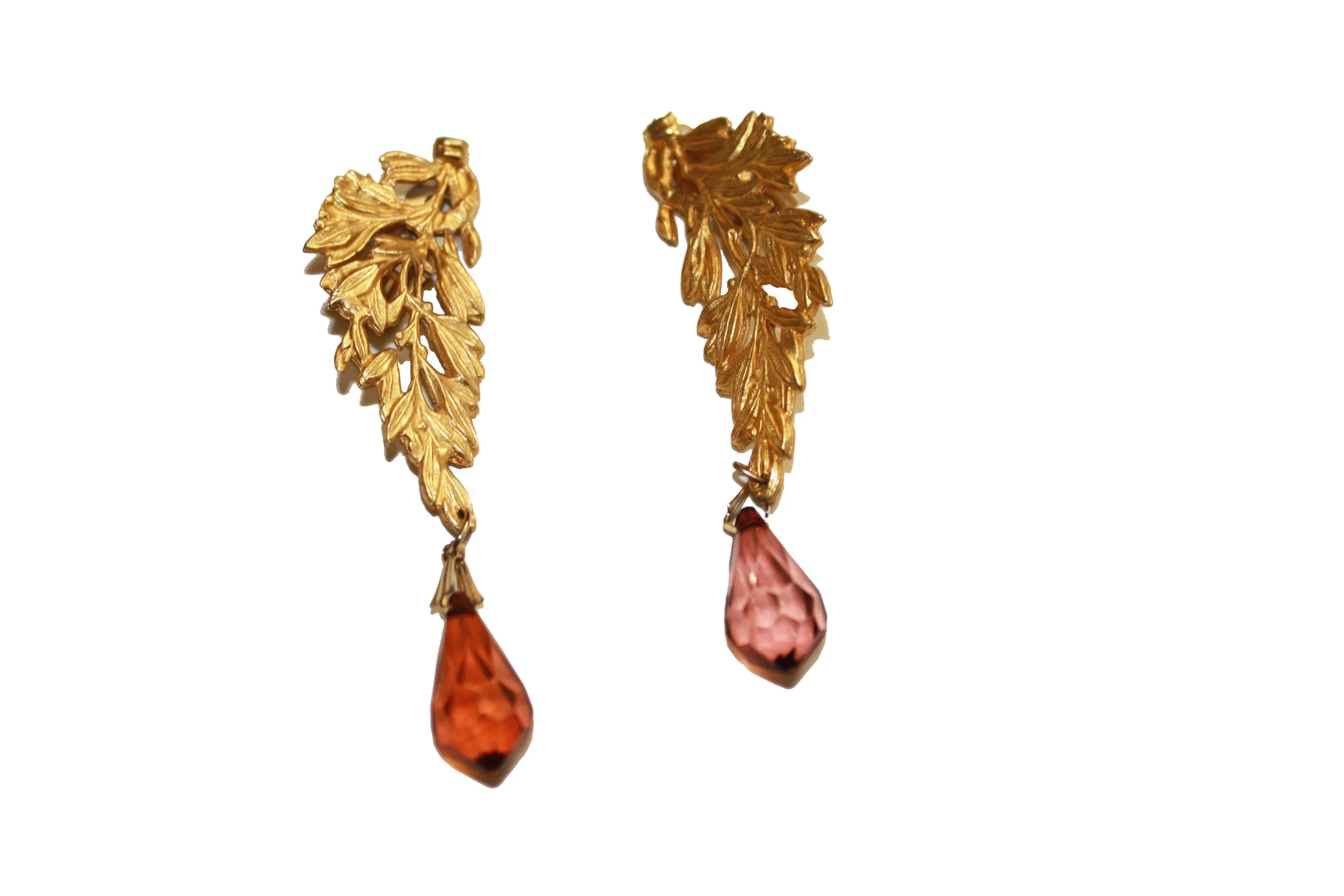 1970s Golden Wing Earrings