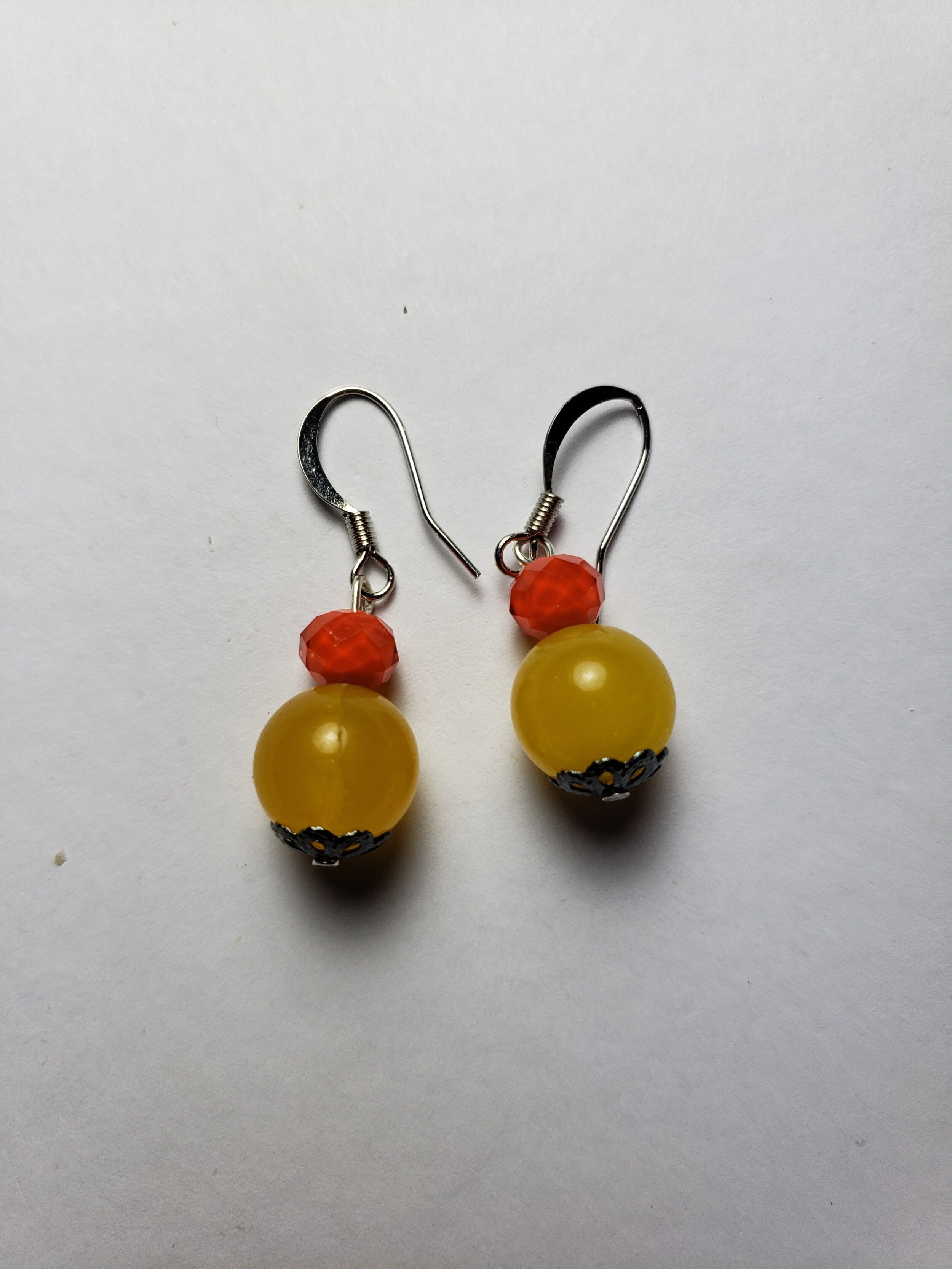 Pumpkin Apple Earrings