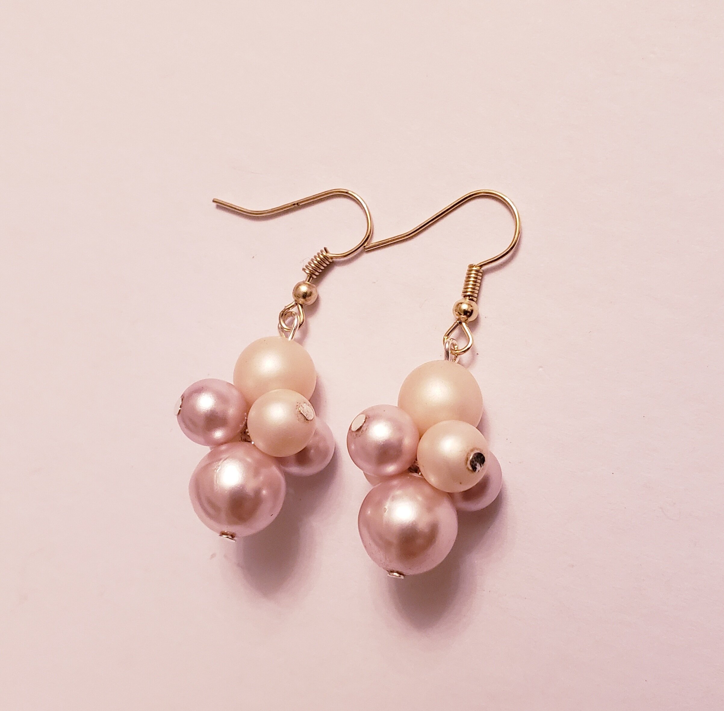 Pink Faux Pearl Gobsters