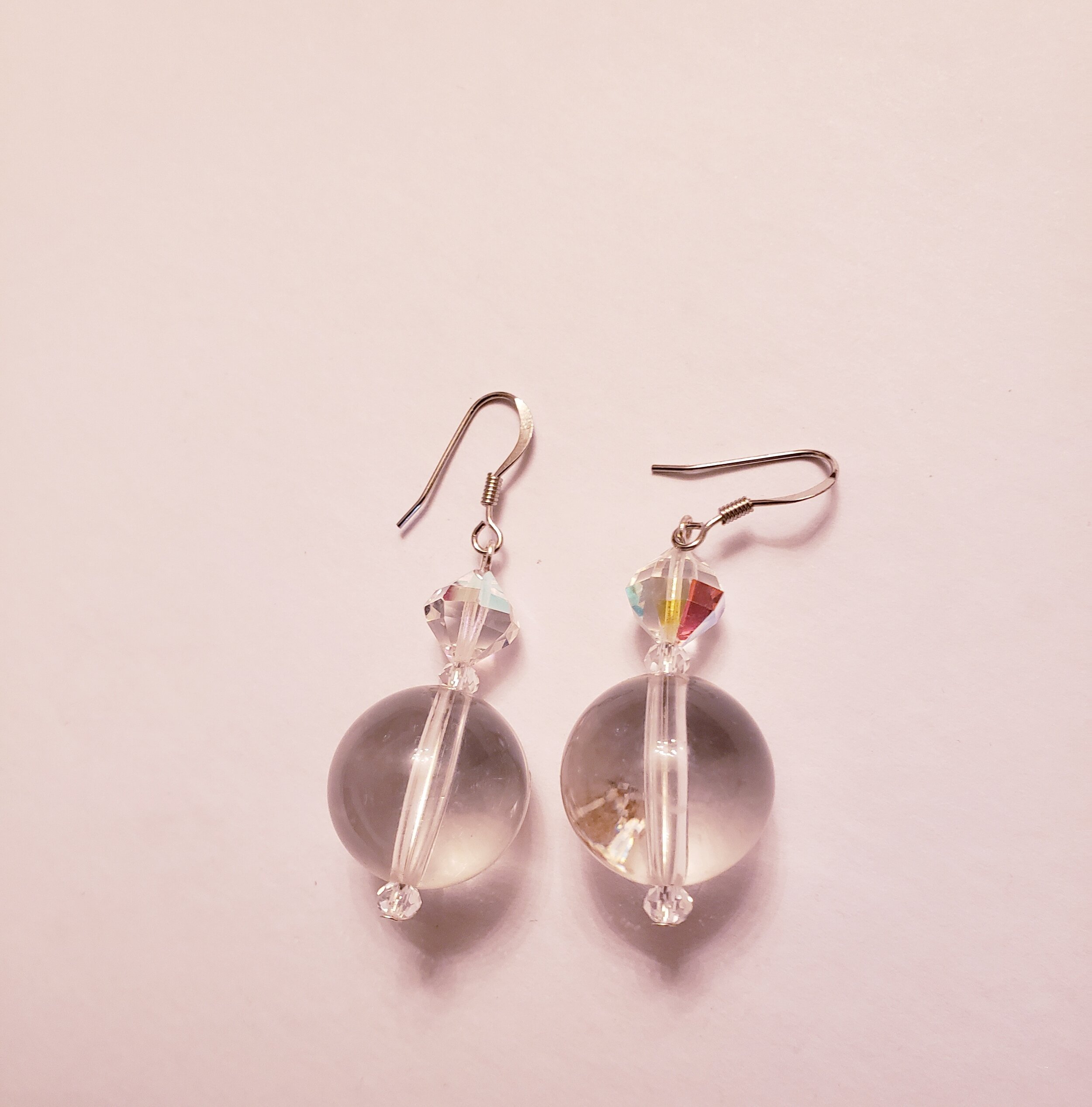 Bubbles Clear Earrings