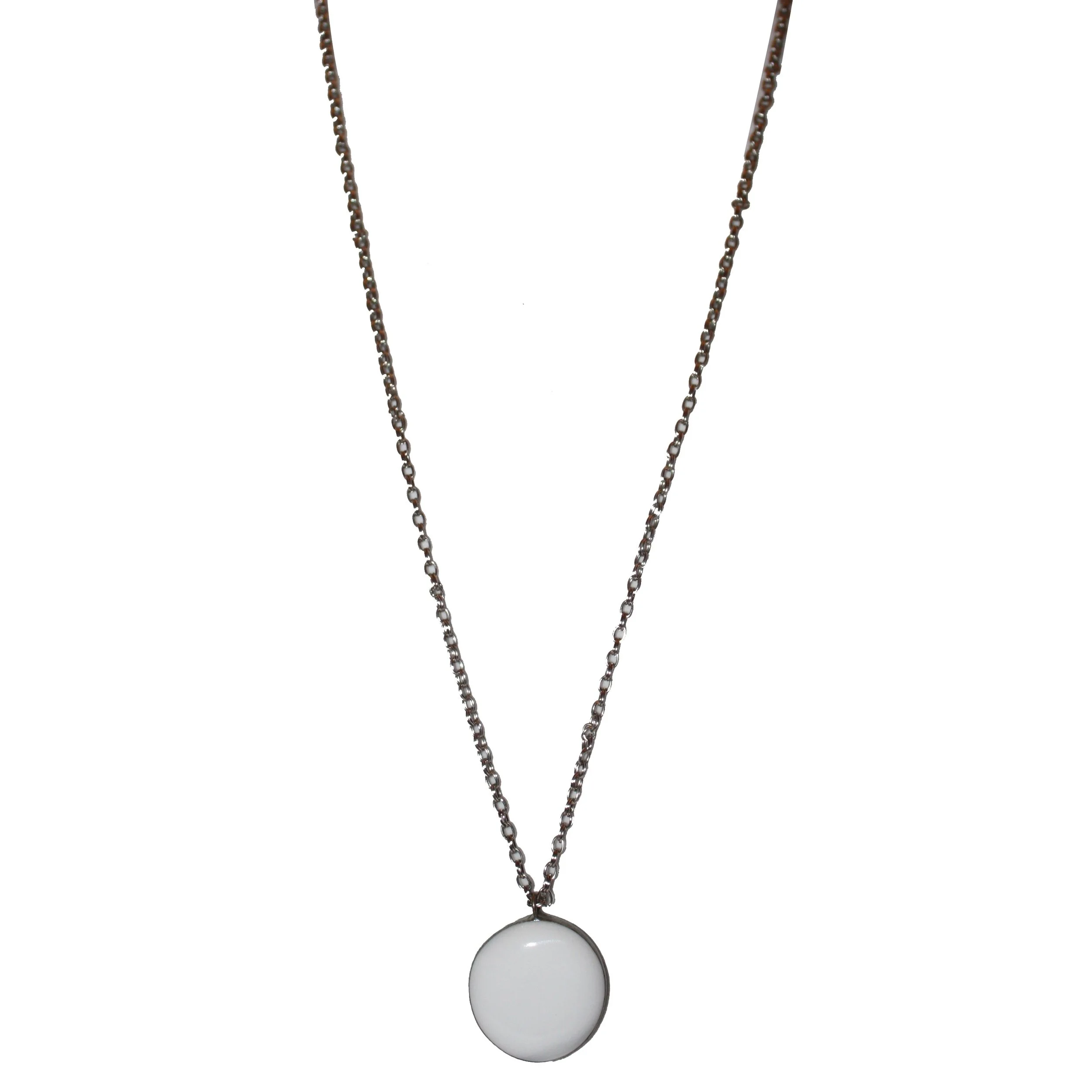 Milk Dollop Pendant Necklace 