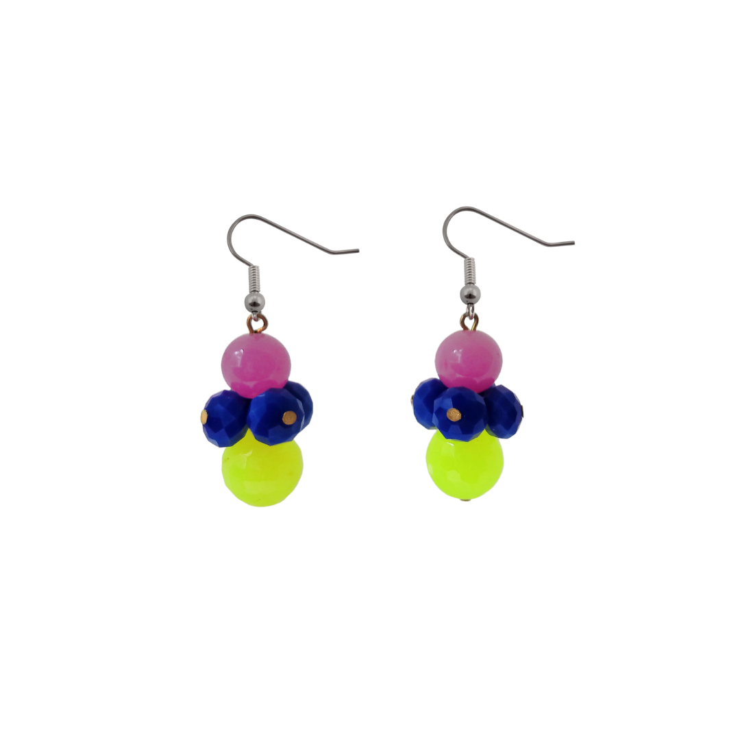 Neon Vibrant Gobster Earrings
