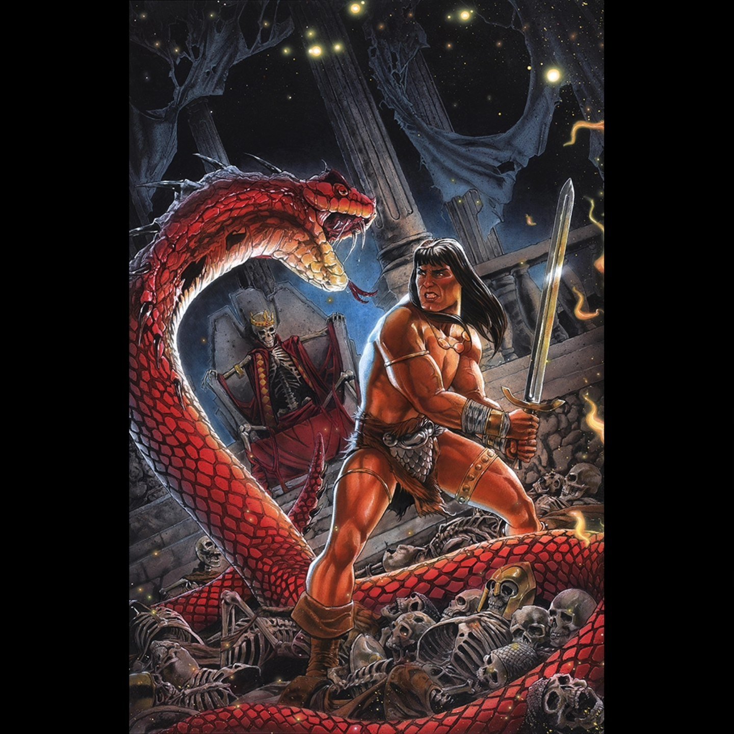 Conan $2000
20"x15" Acrylics/Color Pencils