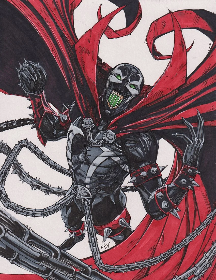 Spawn $200
8.5x11 Commission Style Markers/Ink