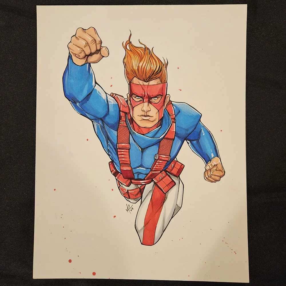 Spartan $200
8.5"x11" Commission Style Ink/Markers