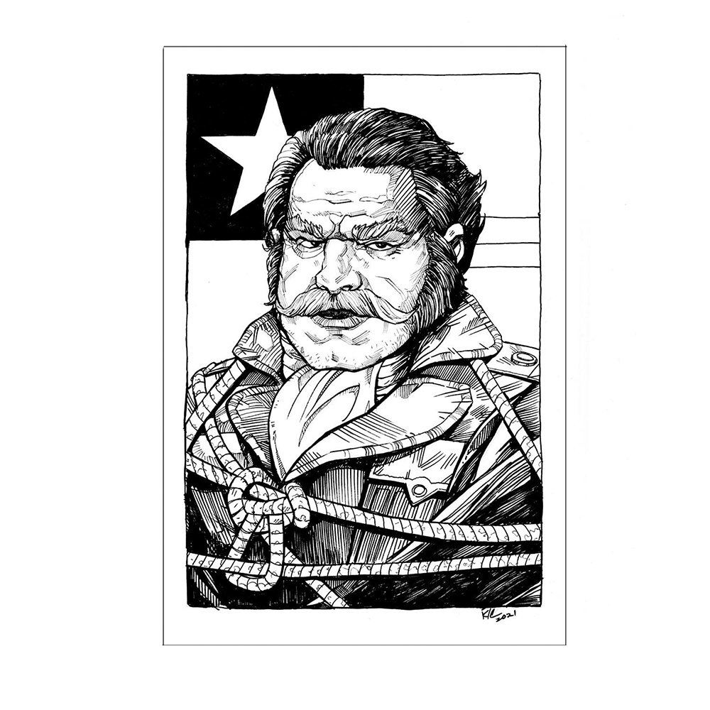 Lord Chumley Inktober Sketch (Knot)
$100 ($160 for two, $200 for 3 Inktober Art)
5"x7" Inks