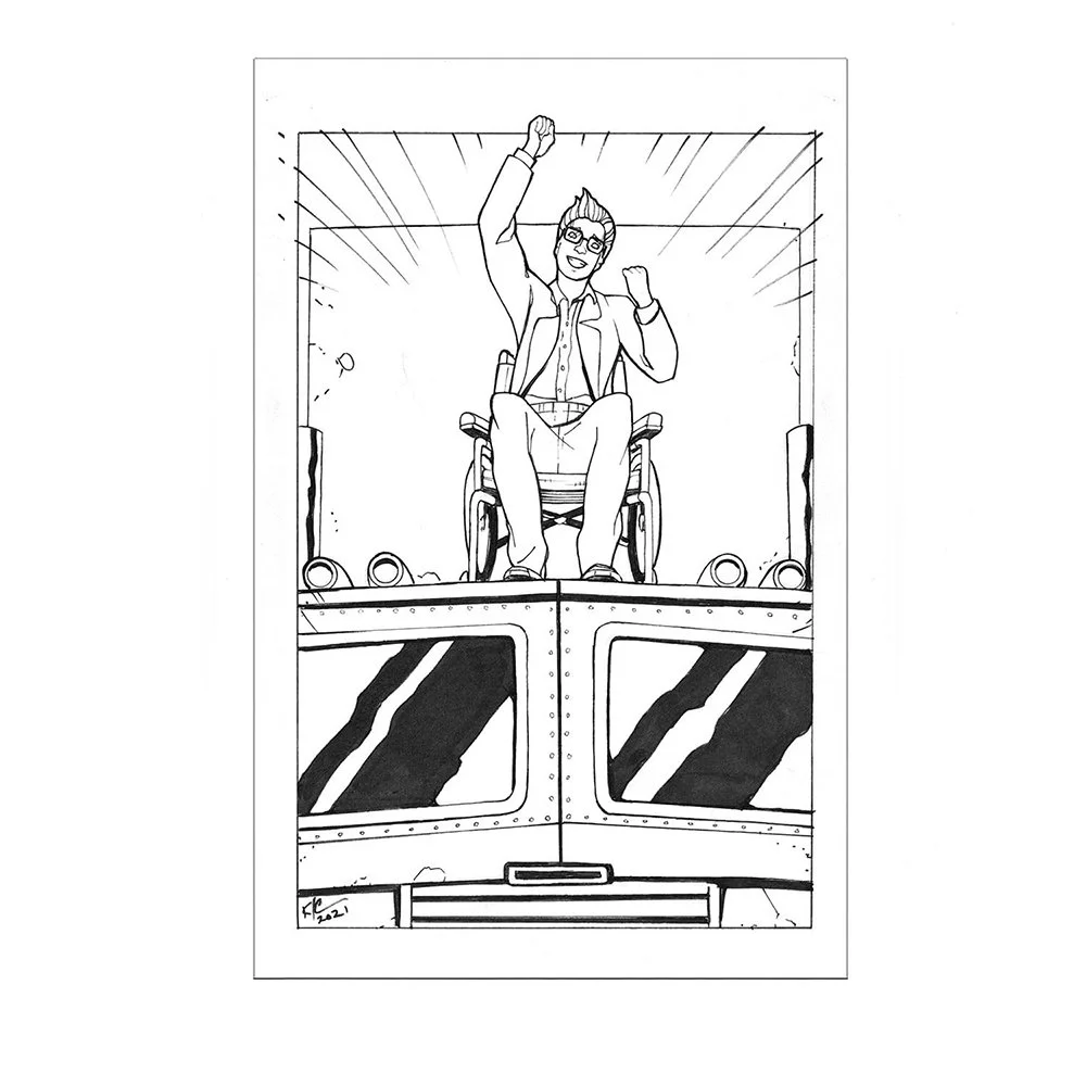 Chip Inktober Sketch (Roof)
$100 ($160 for two, $200 for 3 Inktober Art)
5"x7" Inks