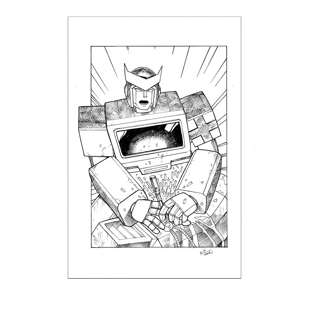 Ratchet Inktober Sketch (Patch)
$100 ($160 for two, $200 for 3 Inktober Art)
5"x7" Inks
