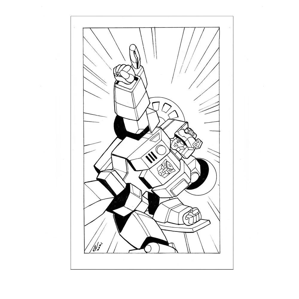 Countdown Inktober Sketch (Tick)
$100 ($160 for two, $200 for 3 Inktober Art)
5"x7" Inks