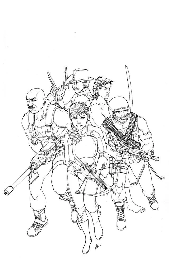 IDW Revolution GI Joe $400
Original Cover Art
14"x17 Pencils/Ink