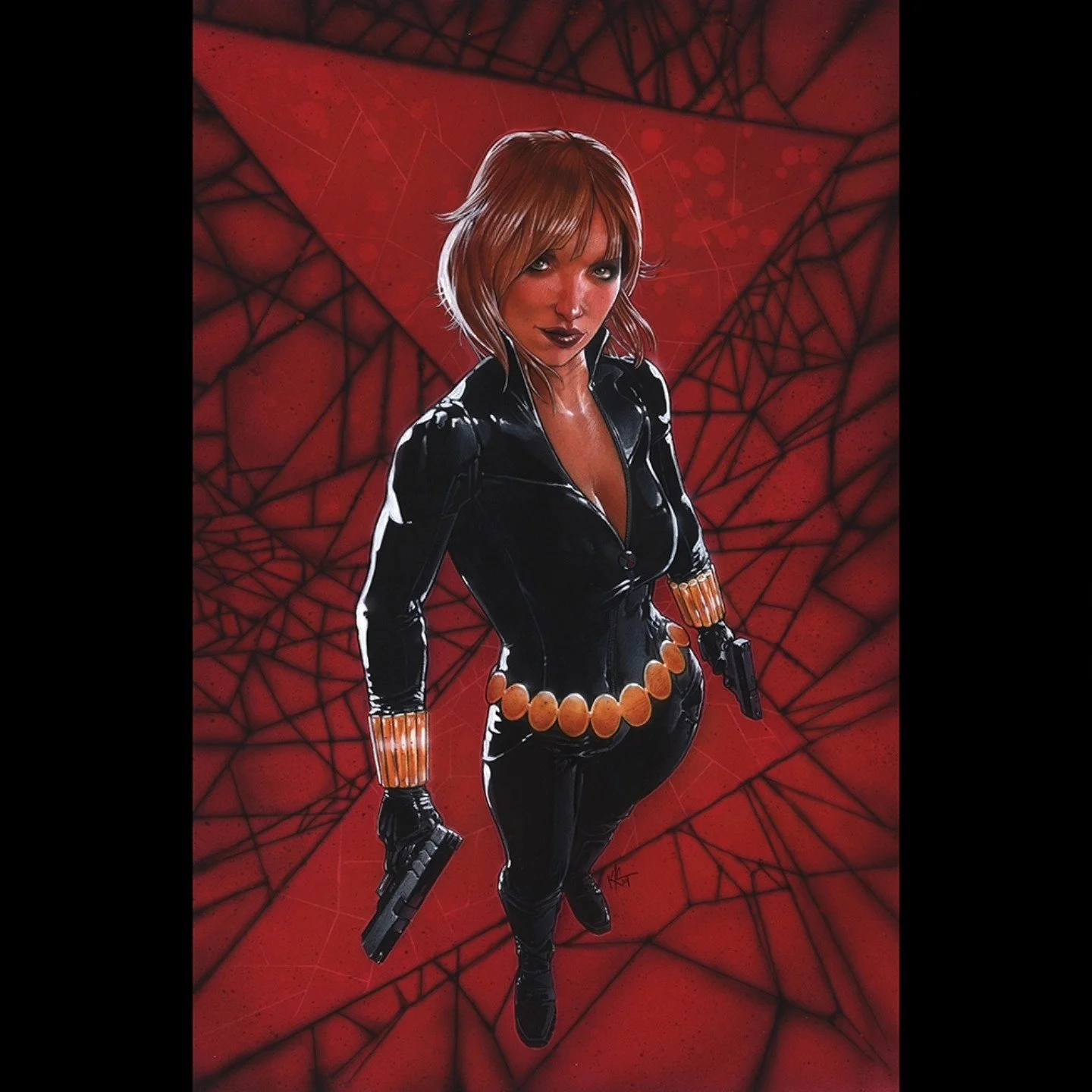 Black Widow $2000
20"x14" Acrylics/Color Pencils