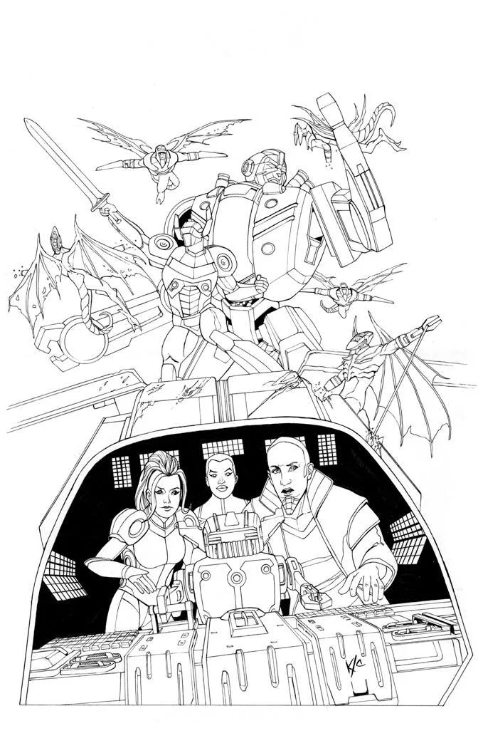IDW Revolution Micronauts $350
Original Cover Art
11"x17 Pencils/Ink