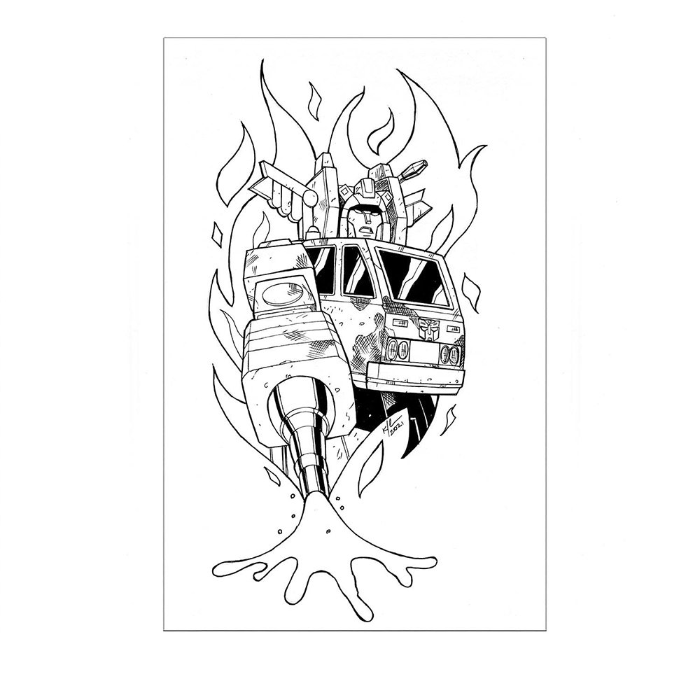 Inferno Inktober Sketch (Crispy)
$100 ($160 for two, $200 for 3 Inktober Art)
5"x7" Inks
