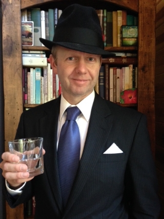 Without the pocket square, this suit is forgettable.
