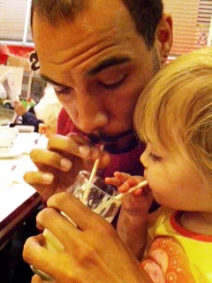 Isaac is really great with kids. He says he appreciates their directness and authenticity, and of course their willingness to share milkshakes.