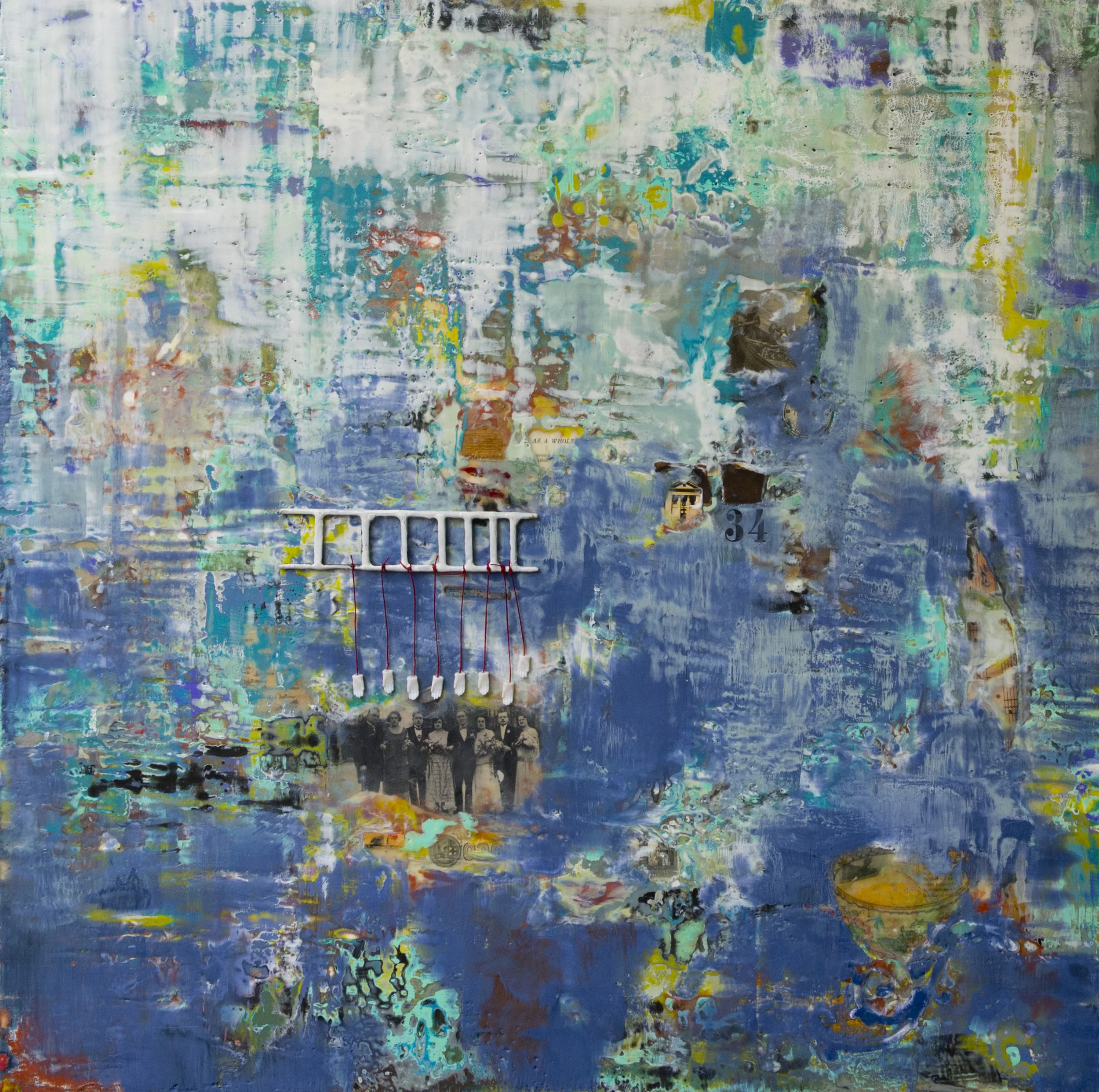 An Act Of Pure Erasure( Ariadne Myth), 24 x 24, 2015