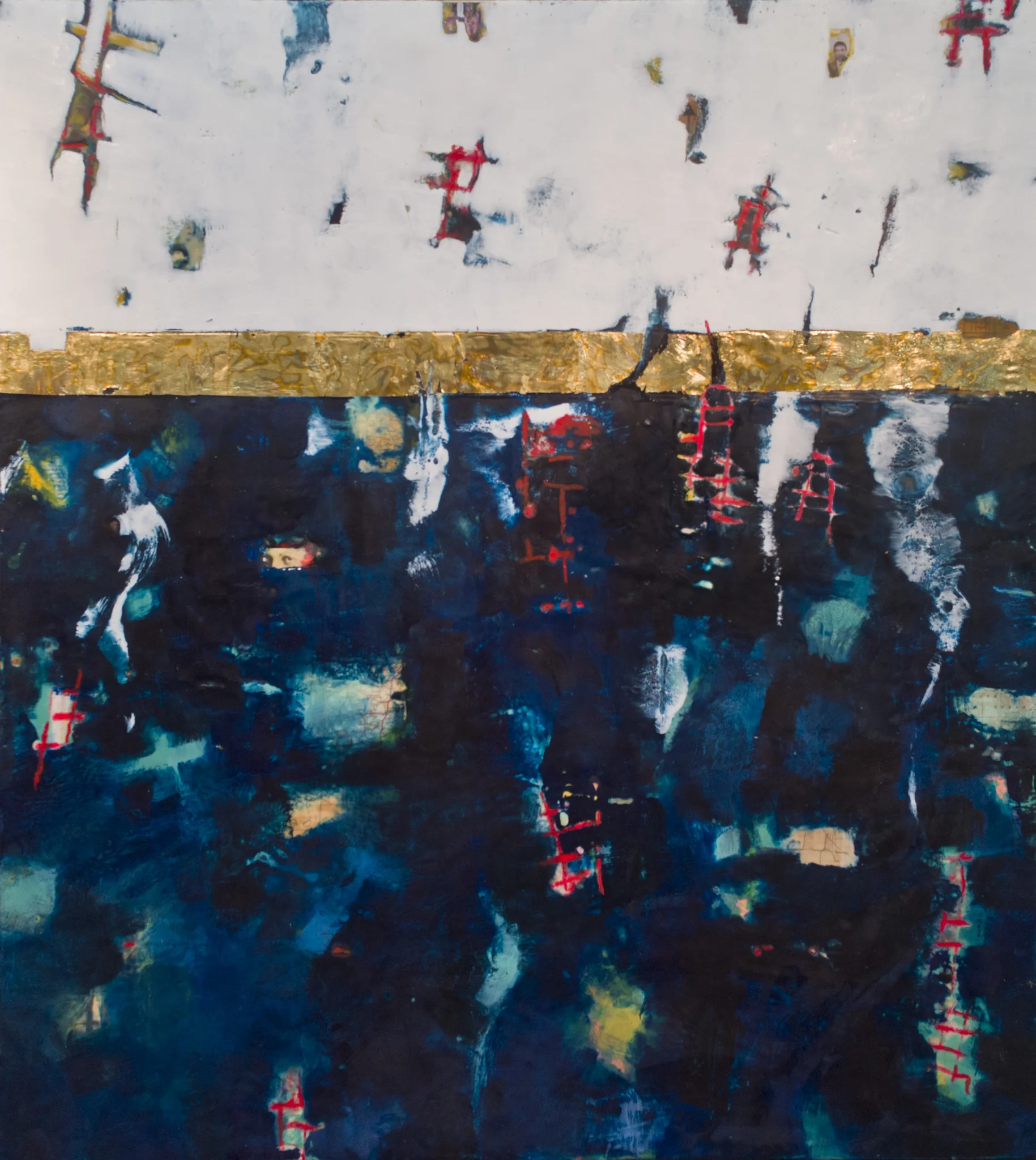 Don't Look Down (Orpheus and Euricide) , 46 x 46