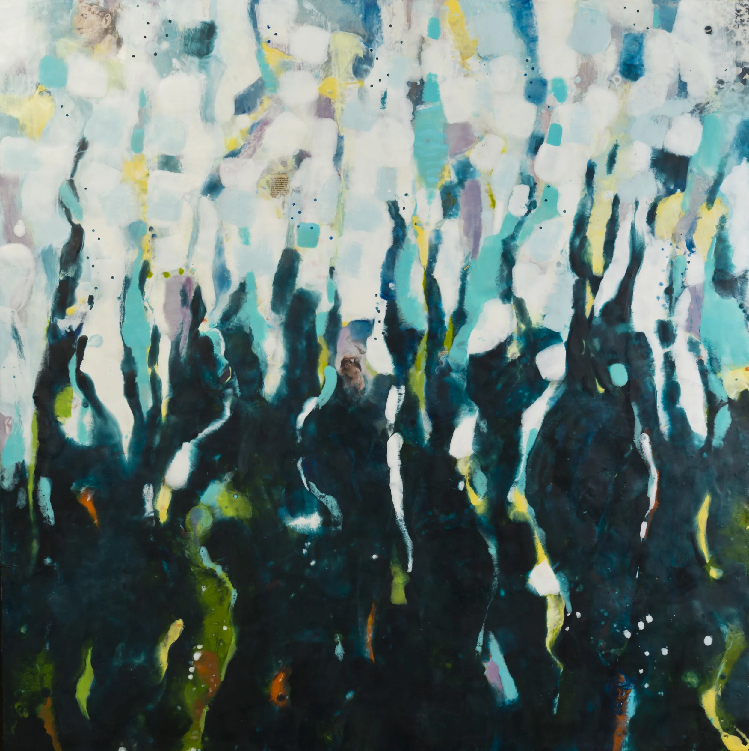 A Hot Stove I Can’t Stop Touching ( Hera and Zeus) , 44 in x 44 in. 