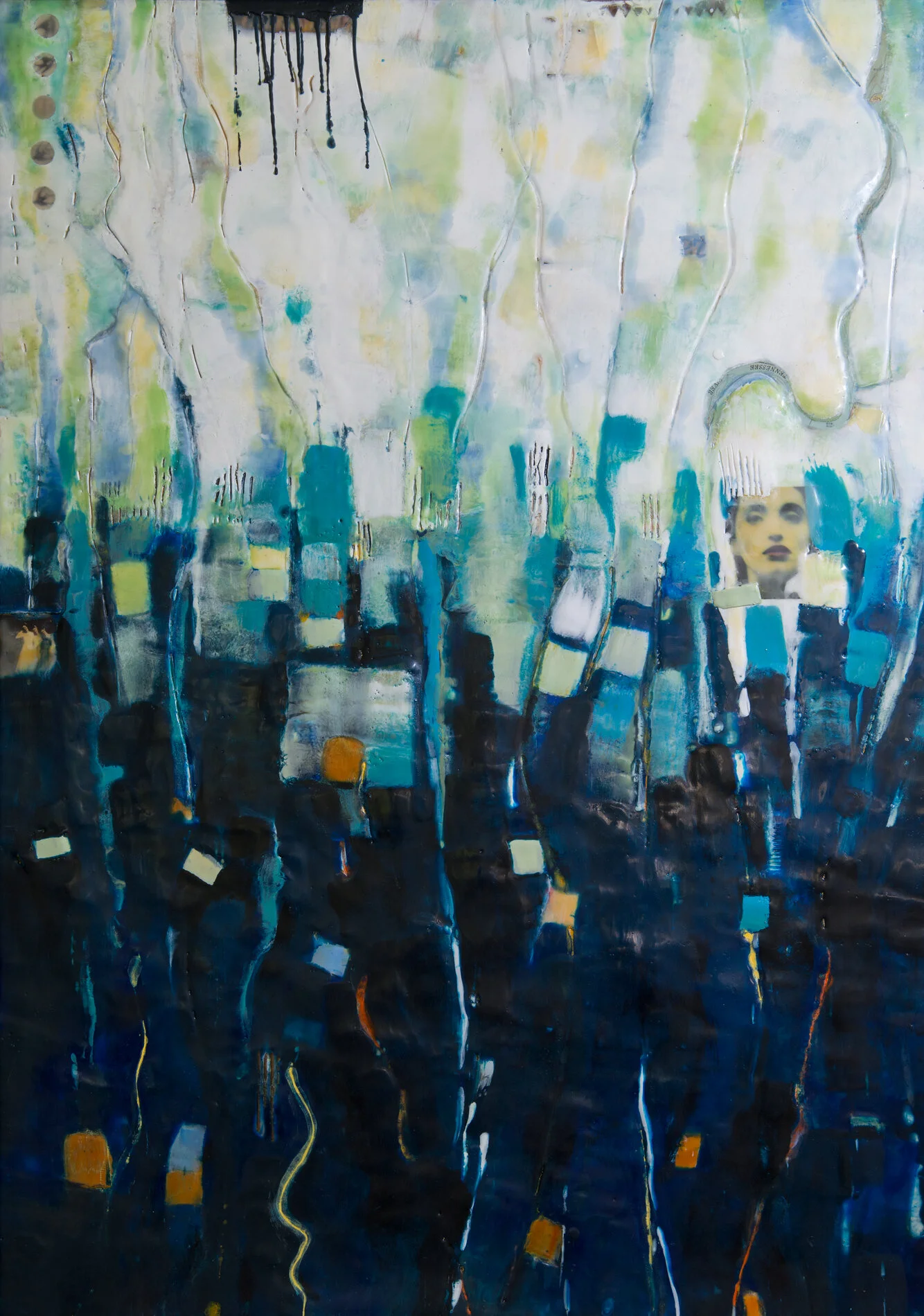 “ Uncommon Ground” (Danae), 34 x 48, 3000.