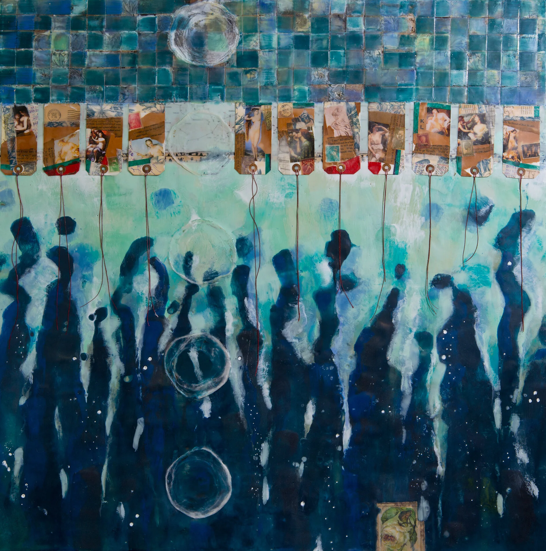 “Unending Quest For Distraction” (Aphrodite) , 38 x 38, 2800.