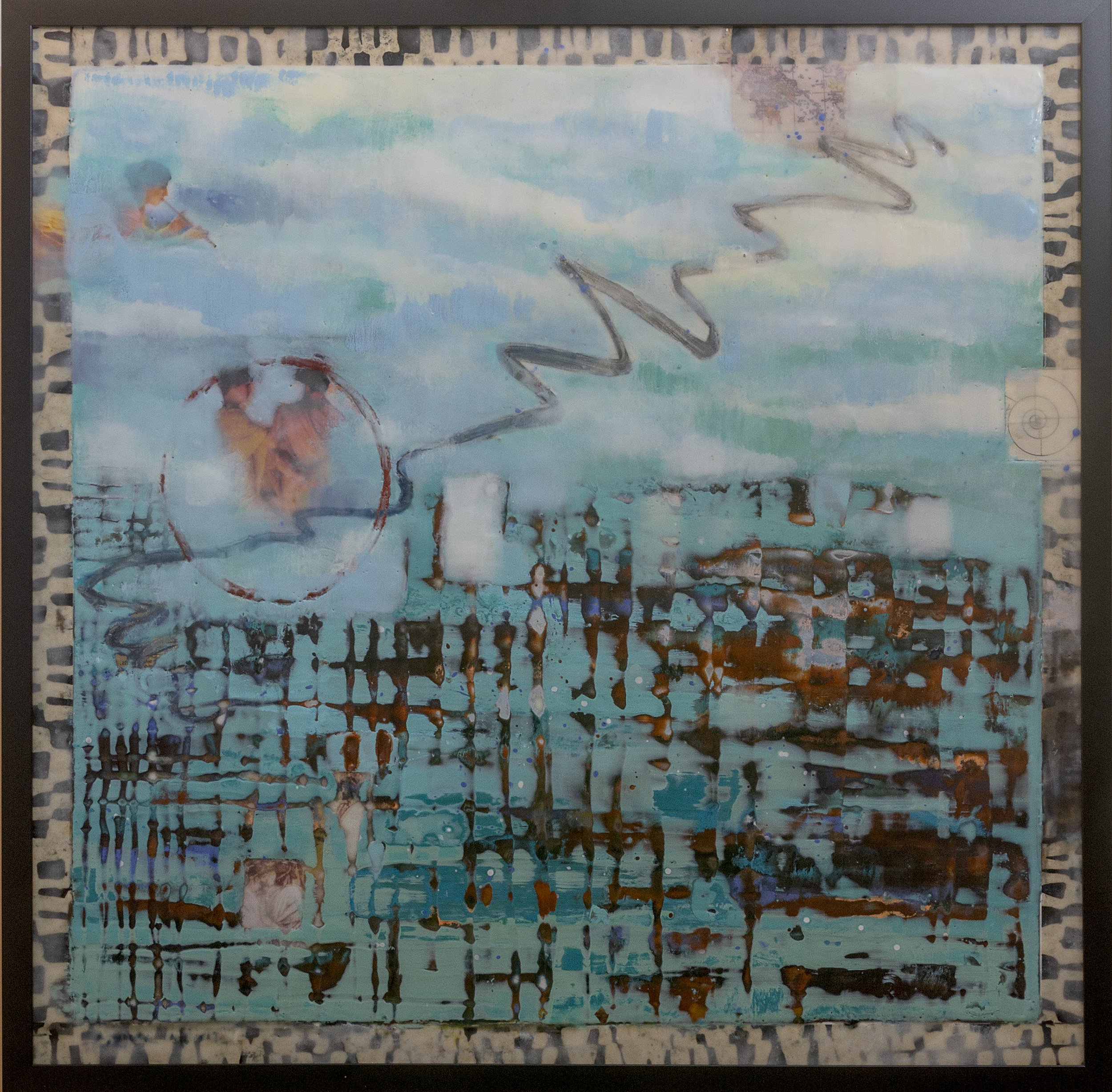   “In The Likely Event” (Daemon and Pythias), 30 x 30, 2500.00, sold    