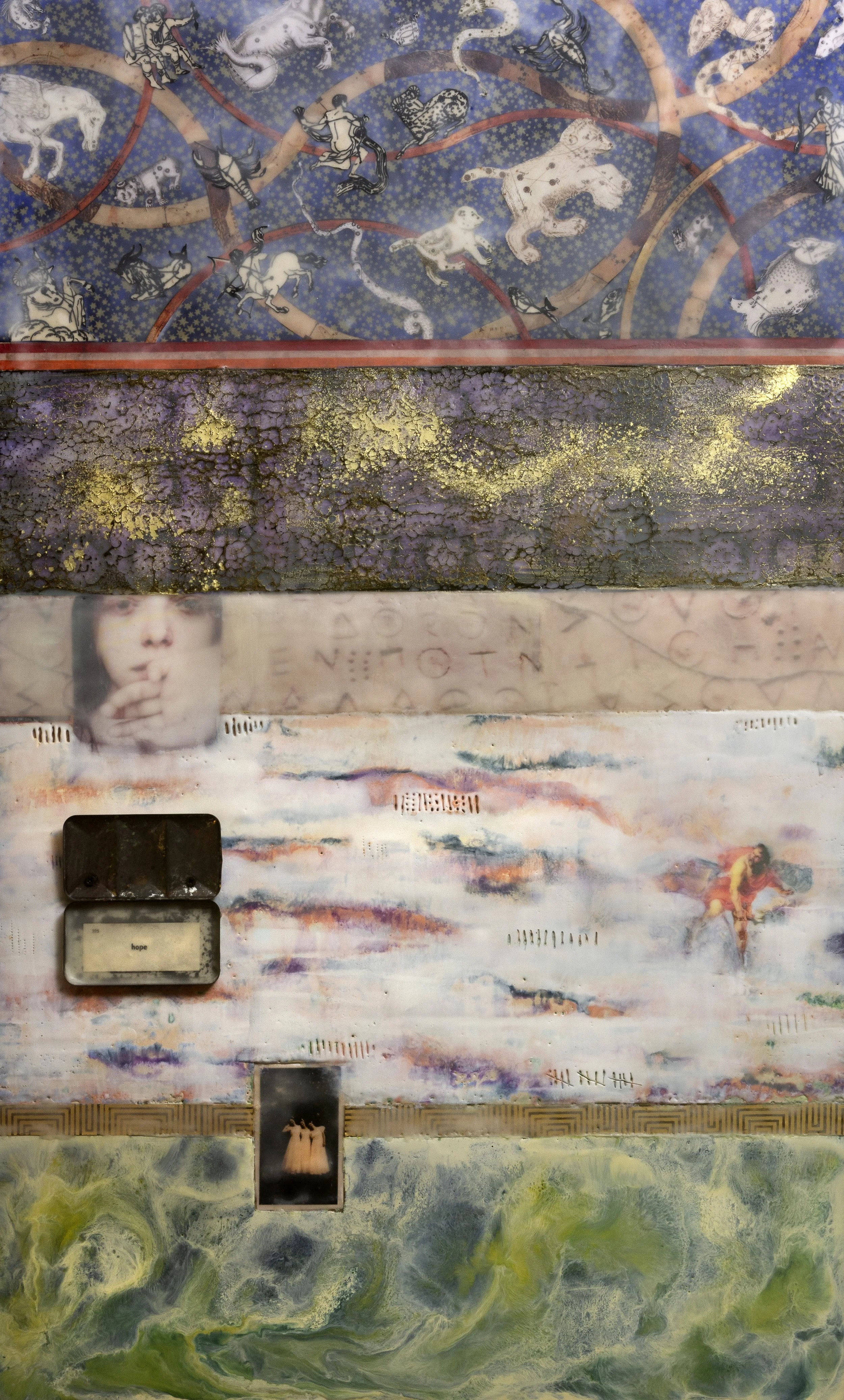 “Genetically Disinclined To Follow Instructions”, (Pandora), 44 x 26, 3200.00