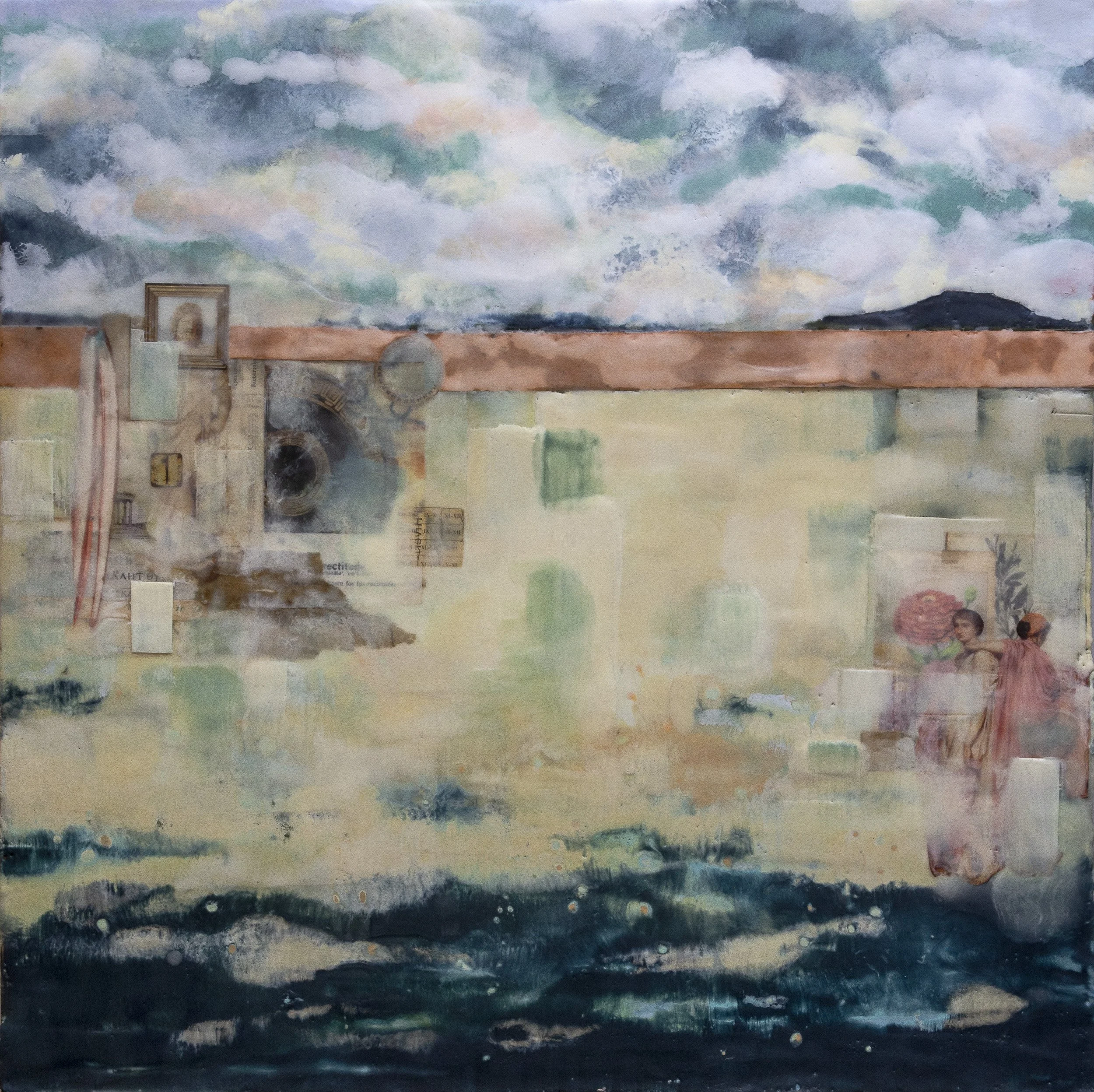 “Breathing Different Air” (Asclepius) ,24 × 24, 2300.00   
