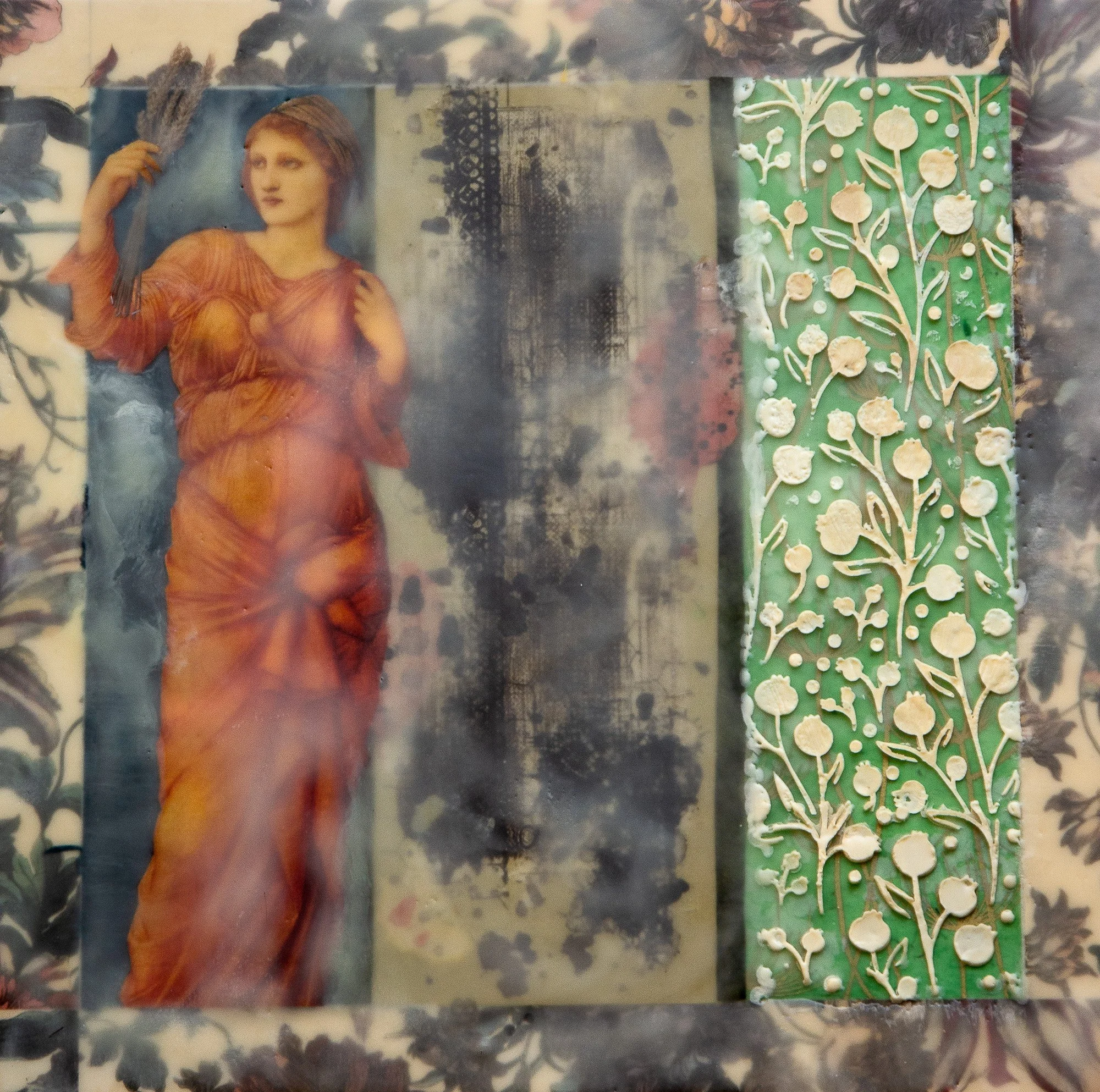   “The Earth Breathes Gently” (Demeter), 12 X 12, 400.00  