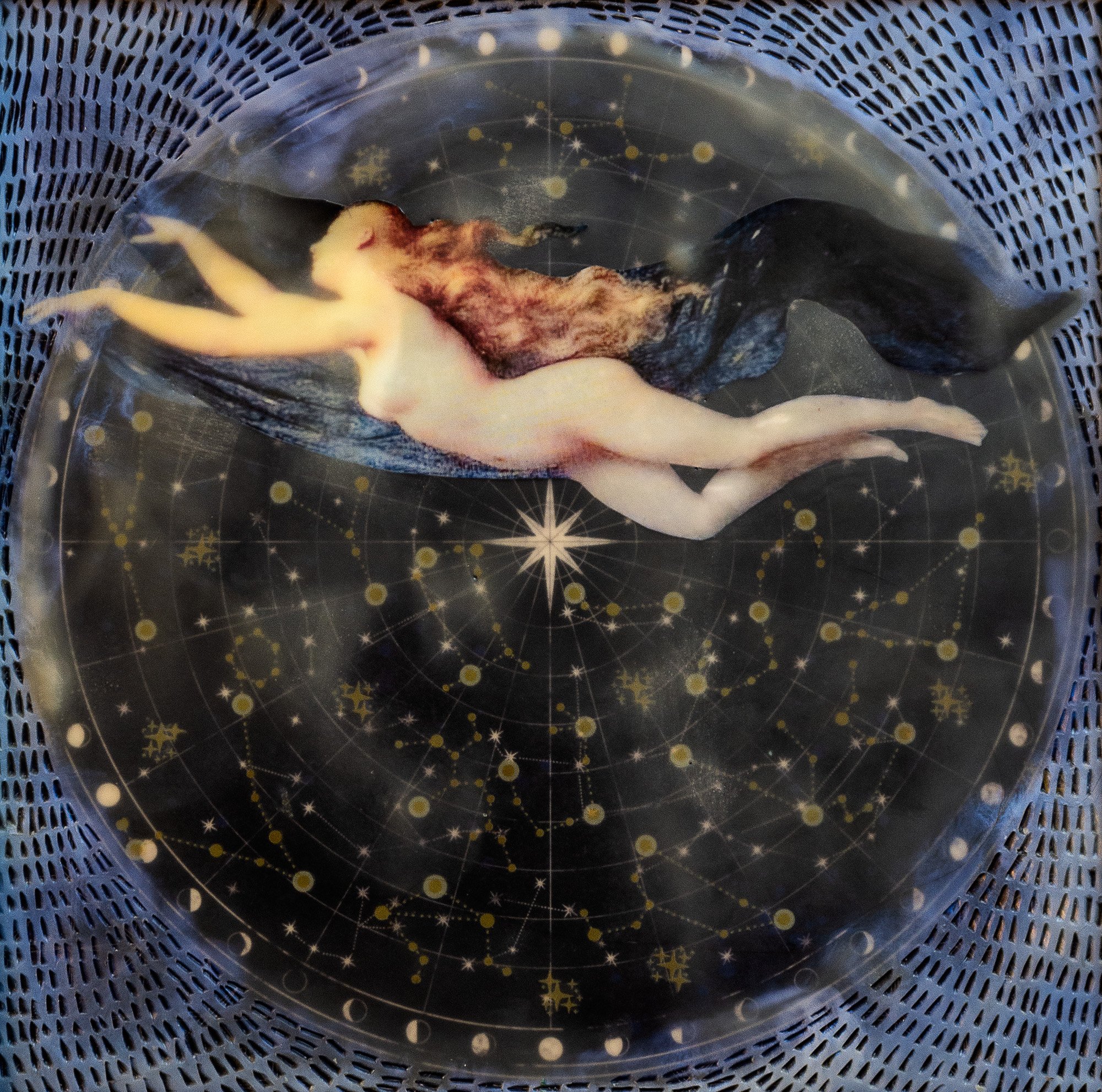   “The Sky Looks Like A Lover” (Selene),12 x 12, 400.00 (sold)  