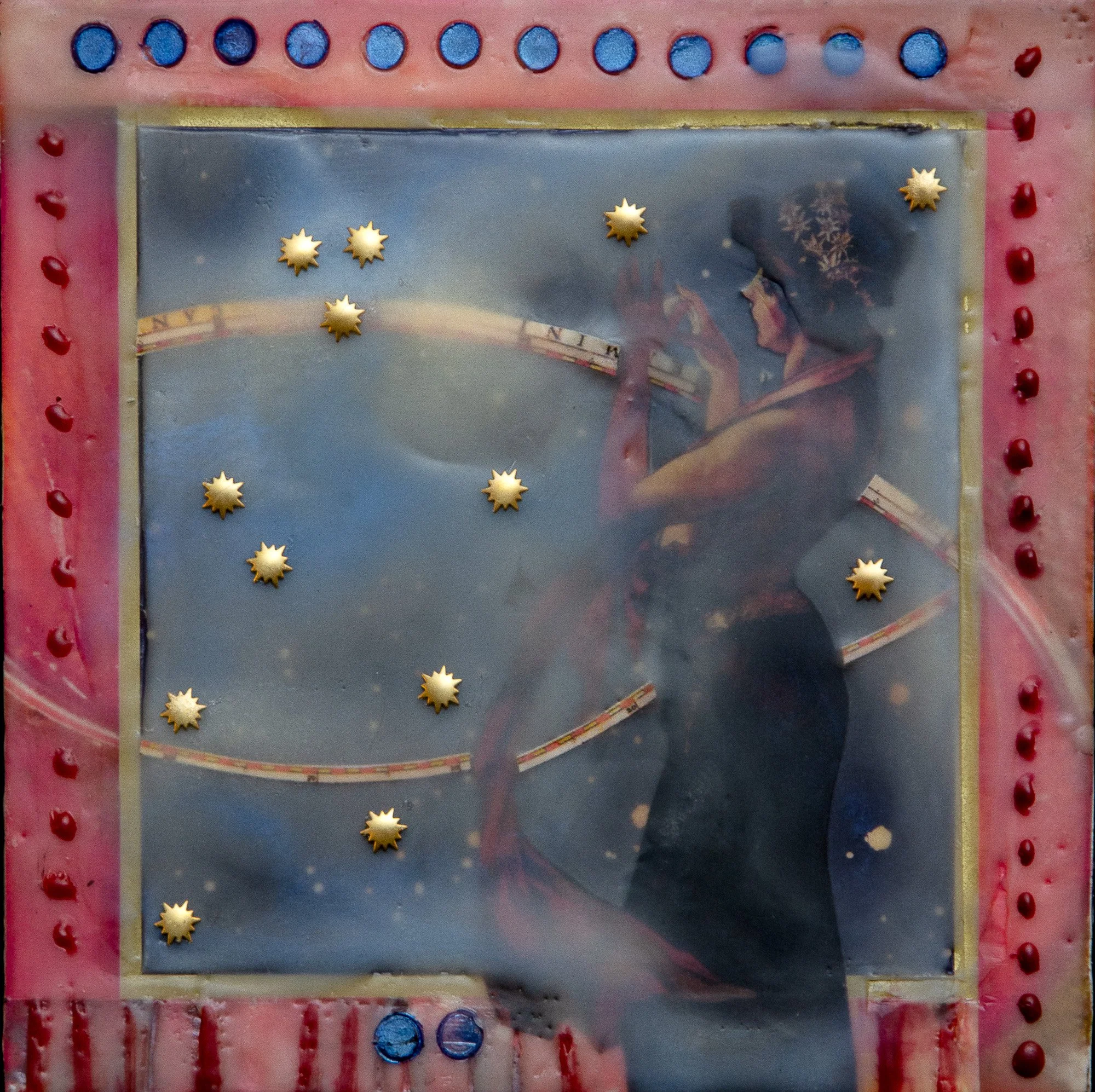   “The Universe Is A House Party” (Urania, Muse Of Astronomy), 8 x 8, 250.00  