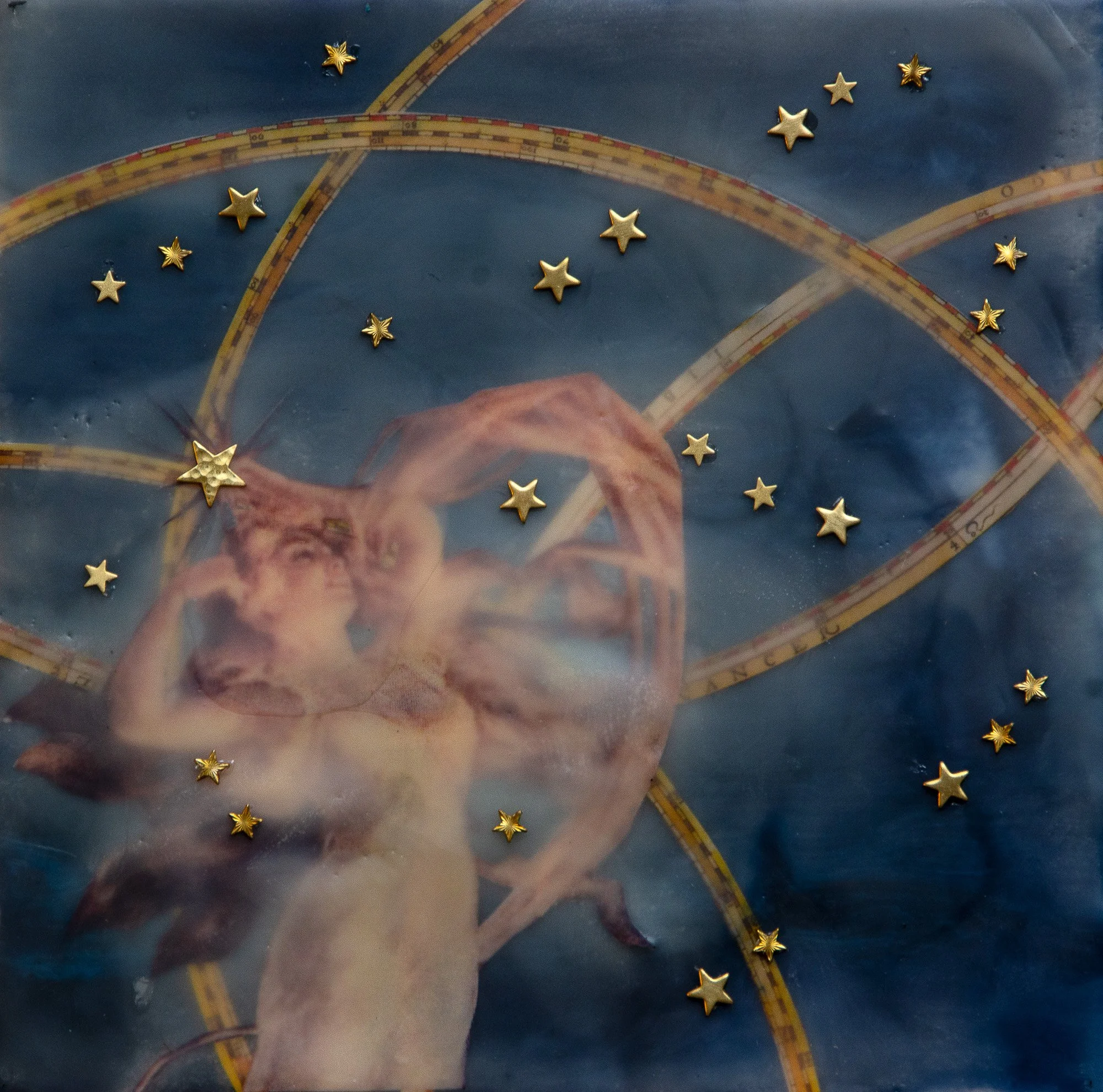   “The Darkness Between Stars” (Nyx),8 × 8, 250.00, (sold)  