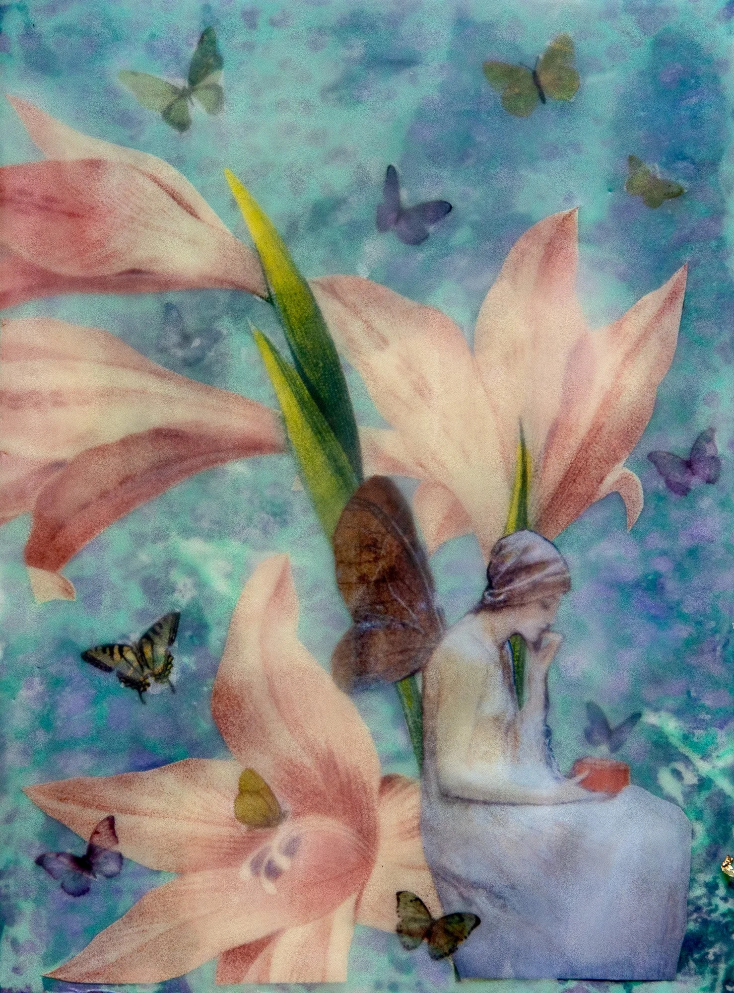   “Tying My Spirit In A Delicate Knot”(Psyche), 9 x 12, 350.00, (sold)  