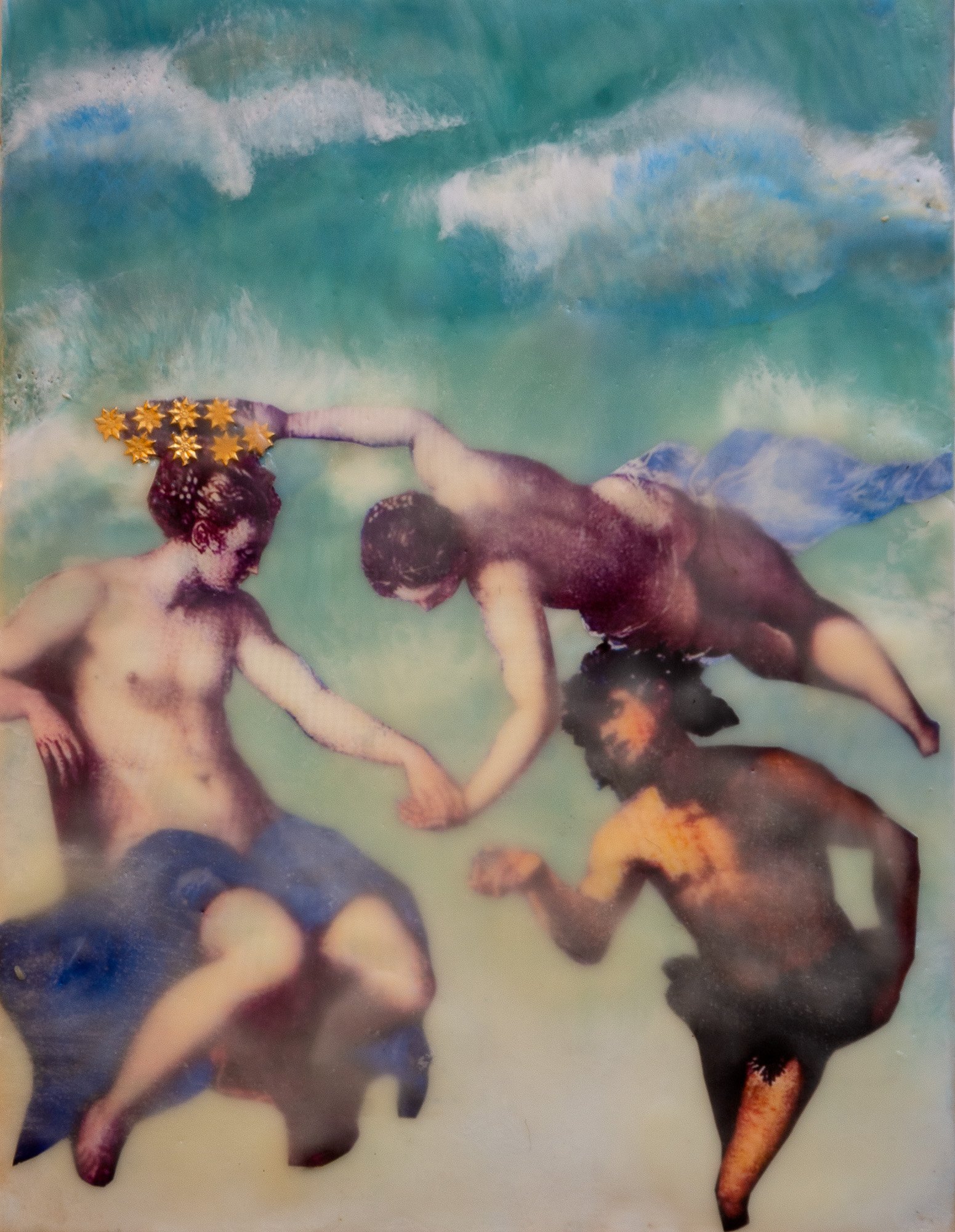   “Each Breath Is A Doorway” (Ariadne &amp; Dionysis), 9 x 12, 350.00  
