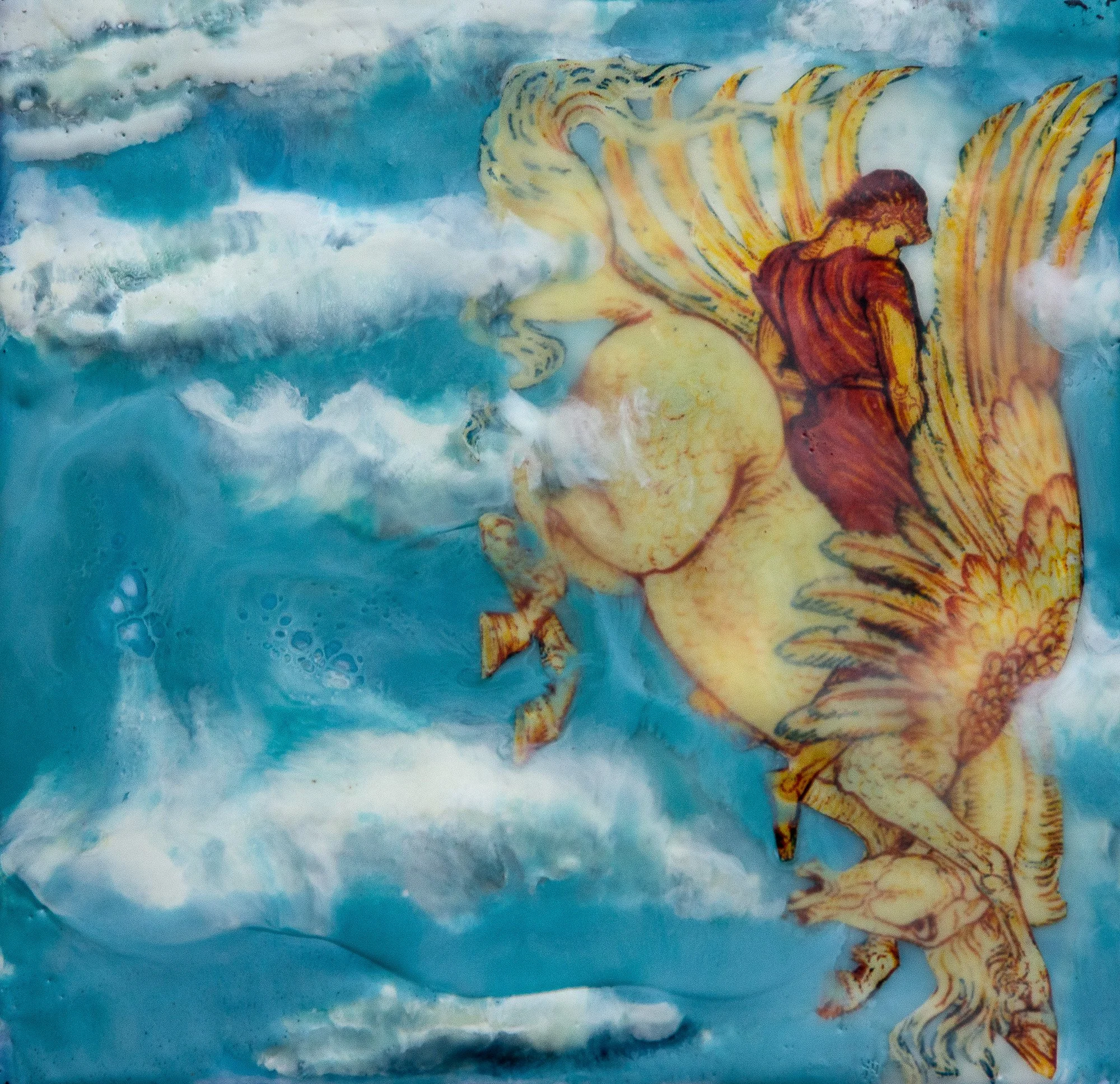   “Ambition Deficit Disorder”(Bellerophon) 8 x 8, 250.00  