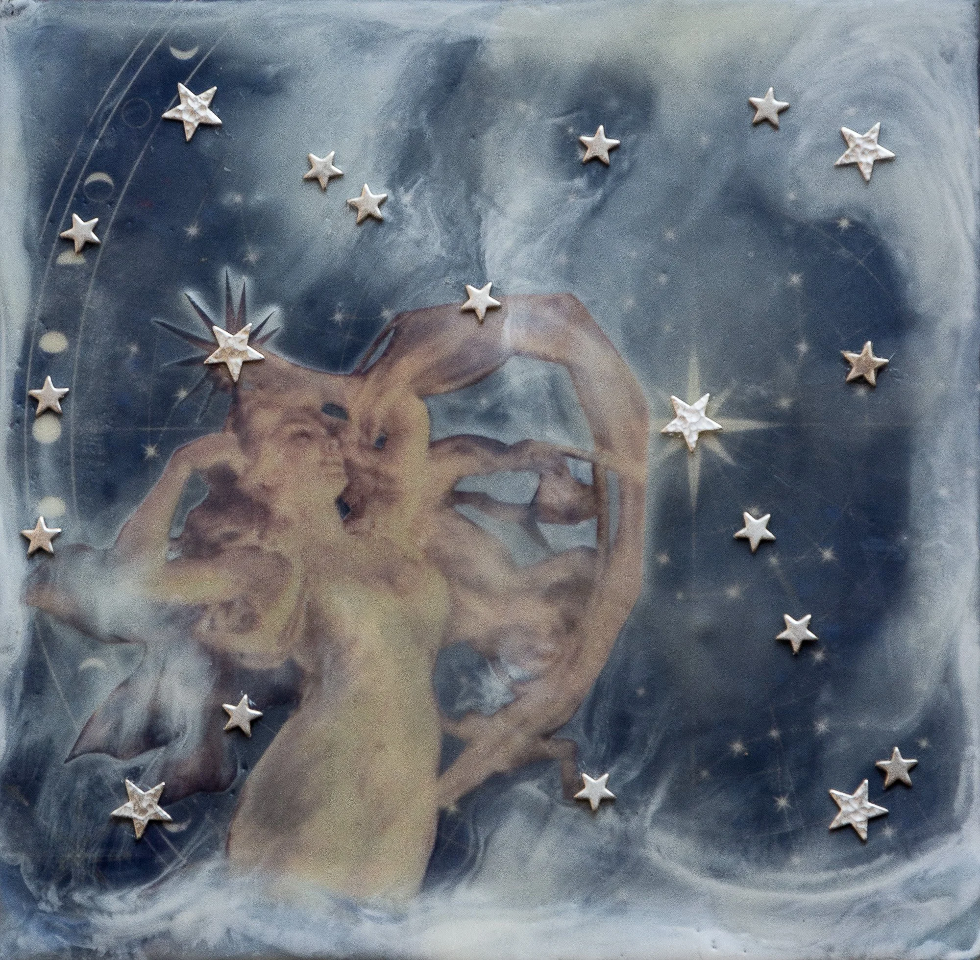   “The Universe Is A House Party”( Nyx),8 x 8, 250.00 (sold)  