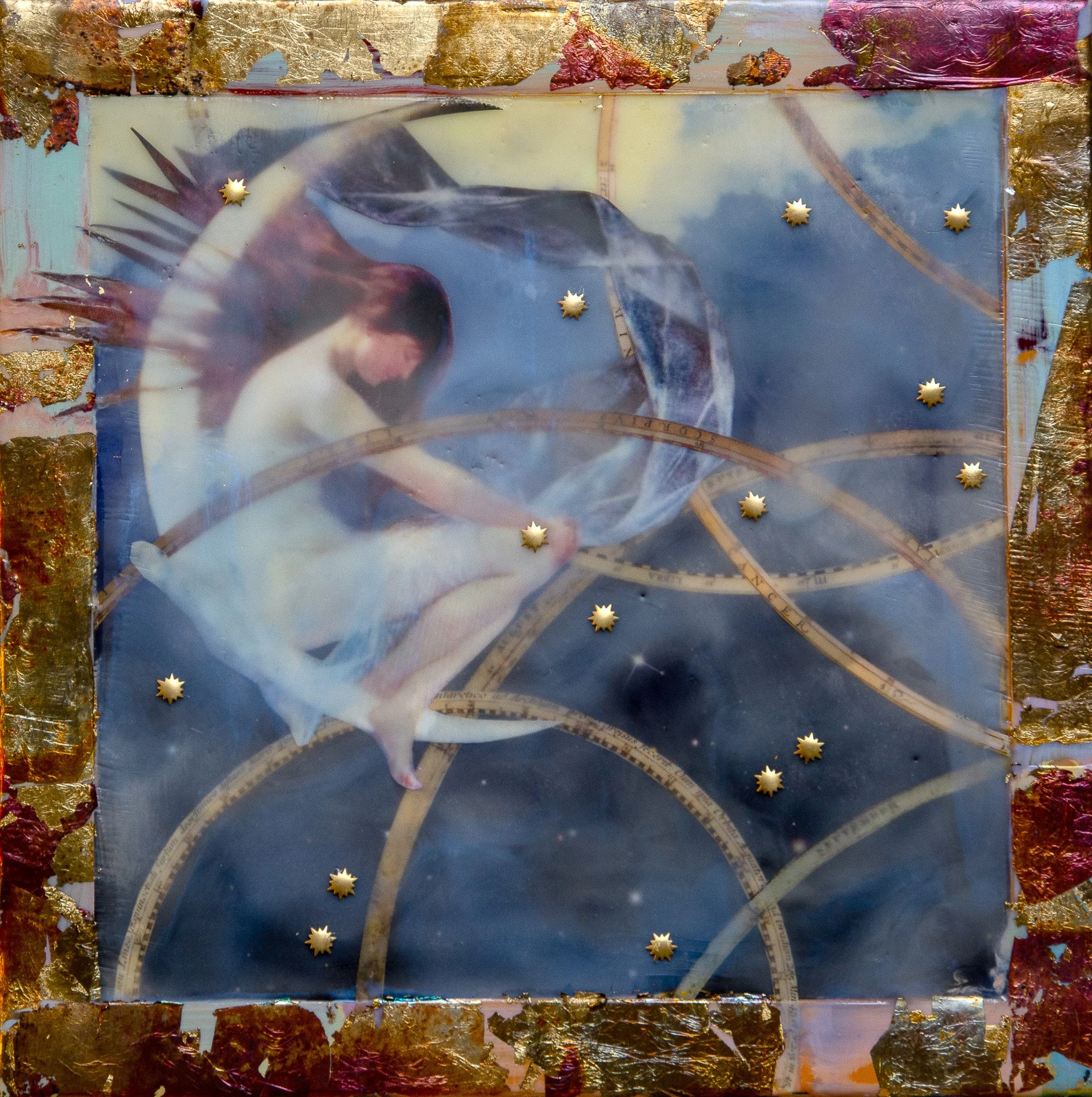   “Go Wear The World Like A Loose Garment” (Nyx), 12 x 12, 400.00, (sold)  