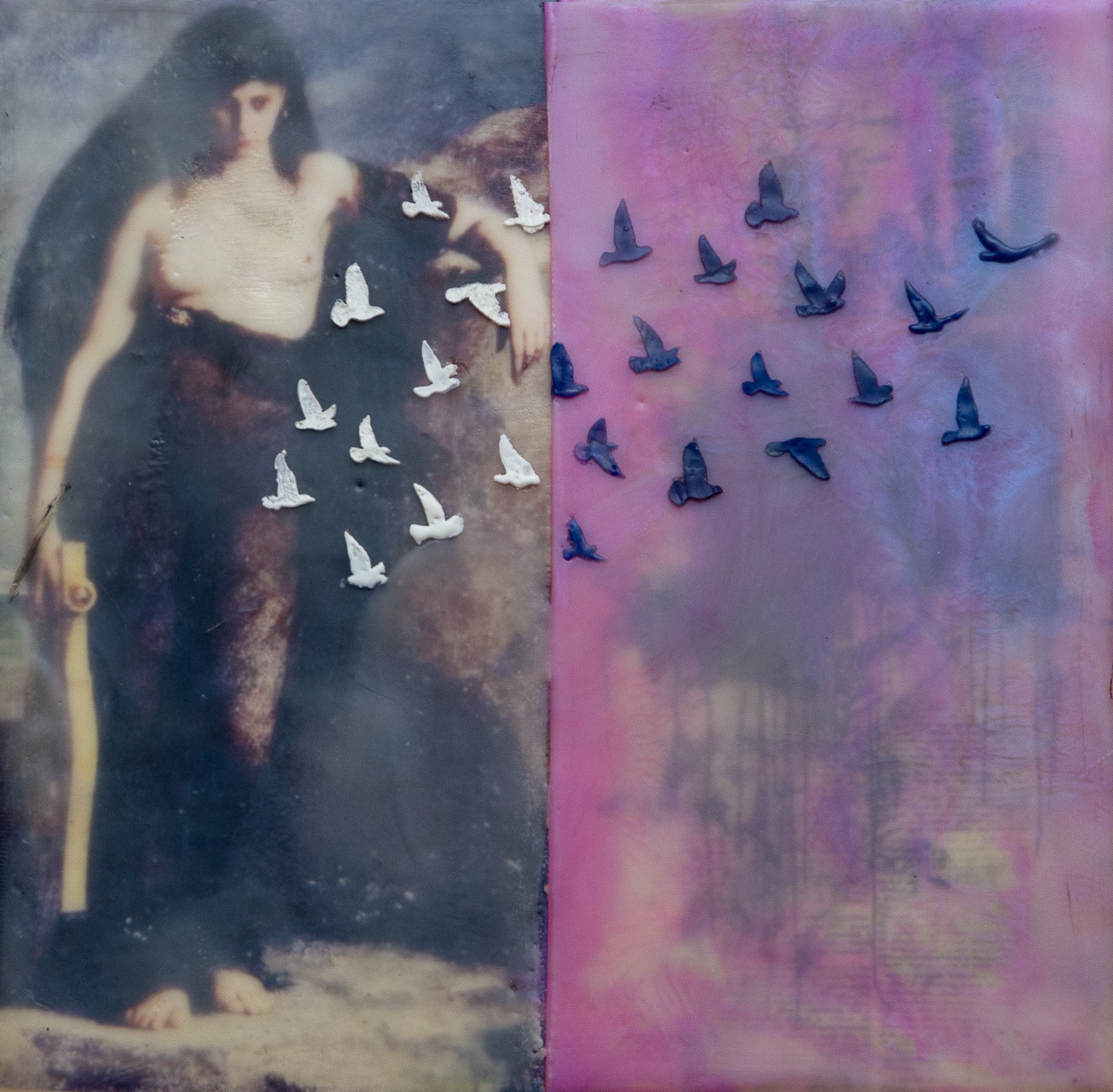   “  The Articulate Ghost” (Sappho), 8 x 8, 250.00, (sold)  