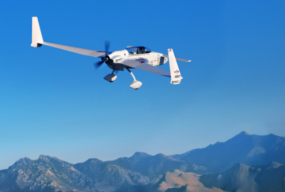 Chip Yates’ electric plane can keep up with gas-powered competitors. Yates Electrospace Corporation photo